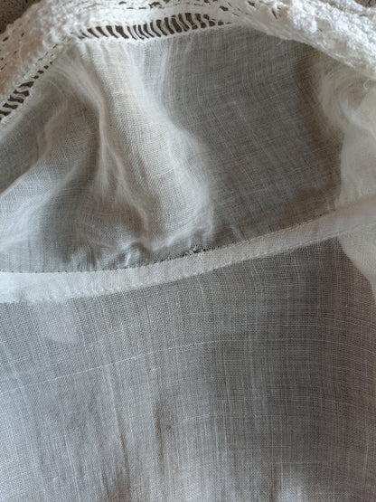1910s White Cotton Blouse | 
