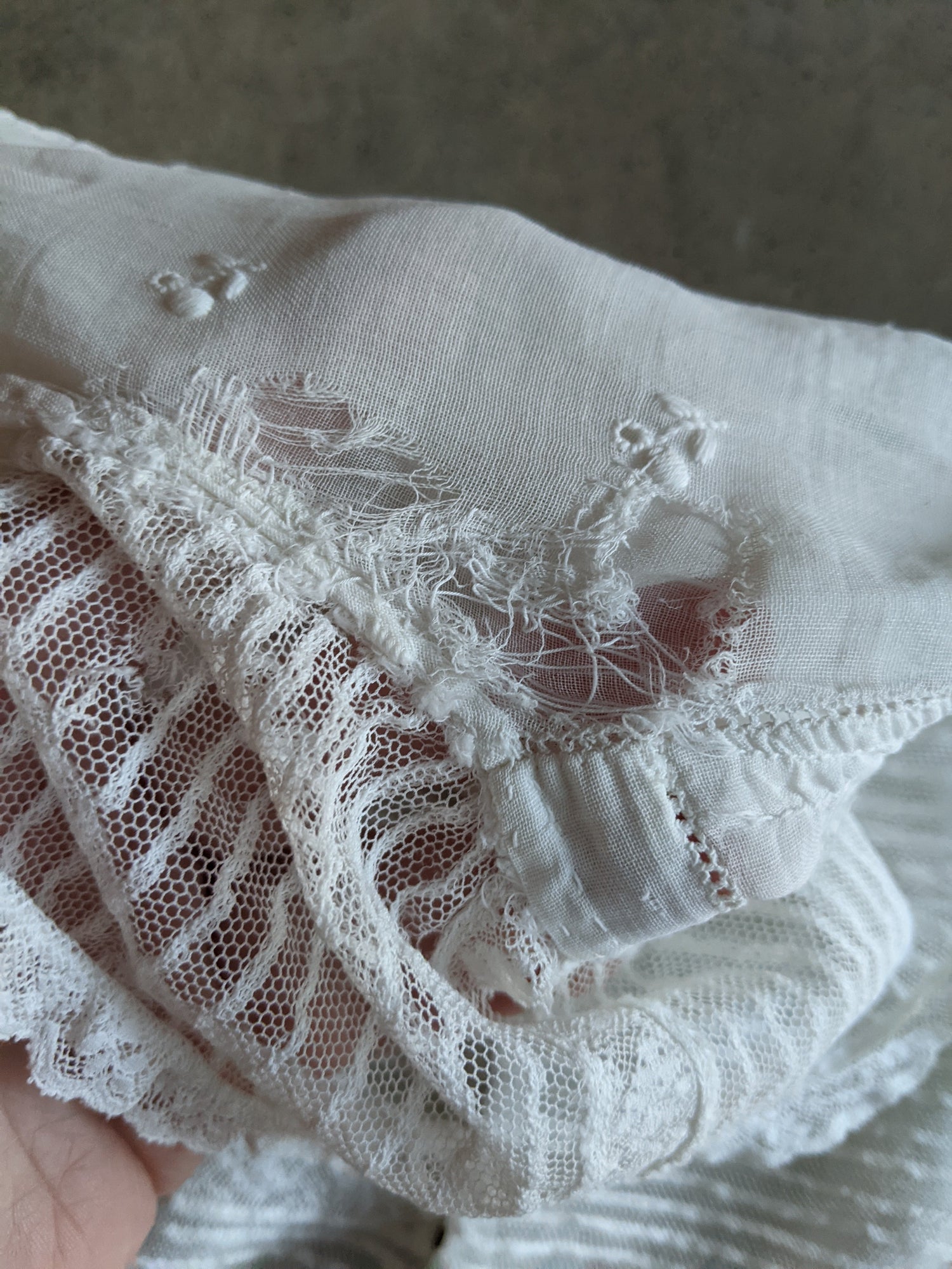 1910s White Cotton Blouse | 