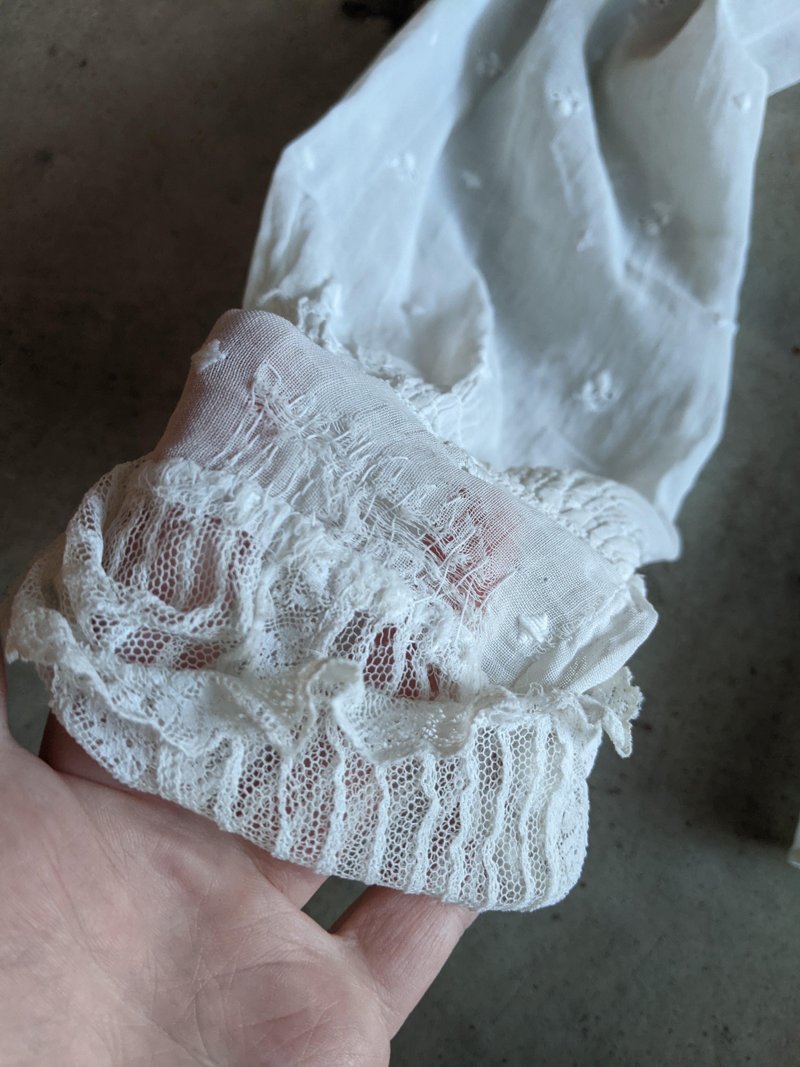 1910s White Cotton Blouse | 