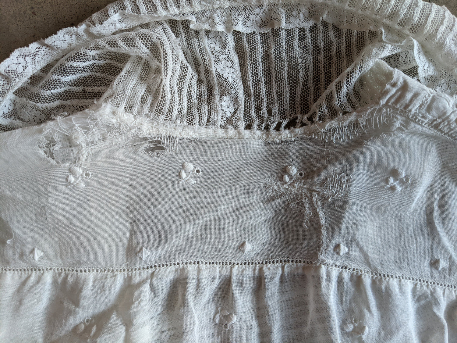 1910s White Cotton Blouse | 