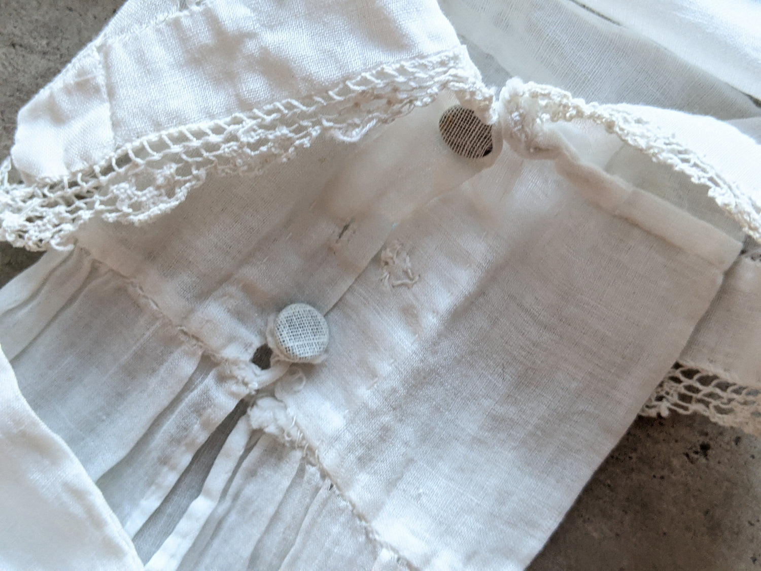 1910s White Cotton Blouse | 