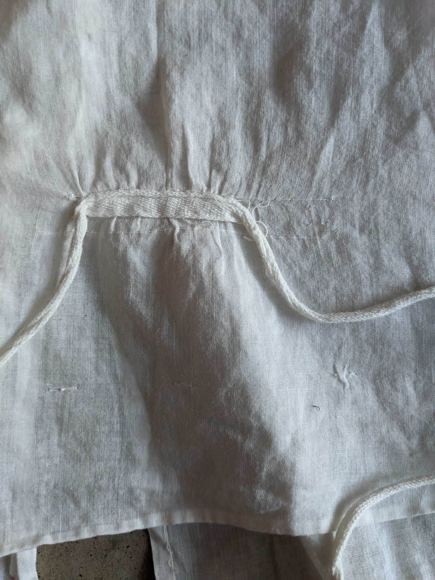 1910s White Cotton Blouse | 