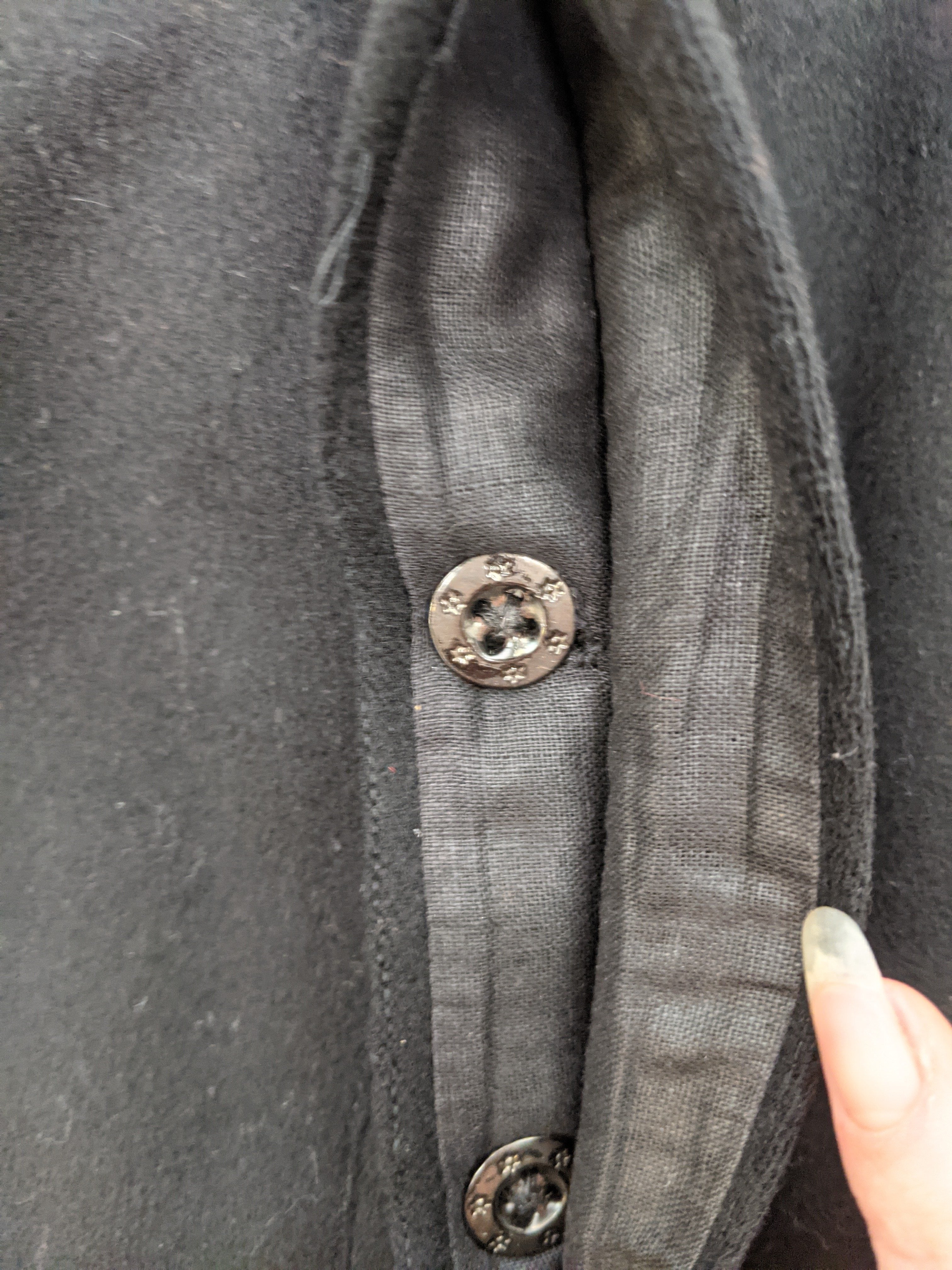 1900s-1910s Black Wool Trousers