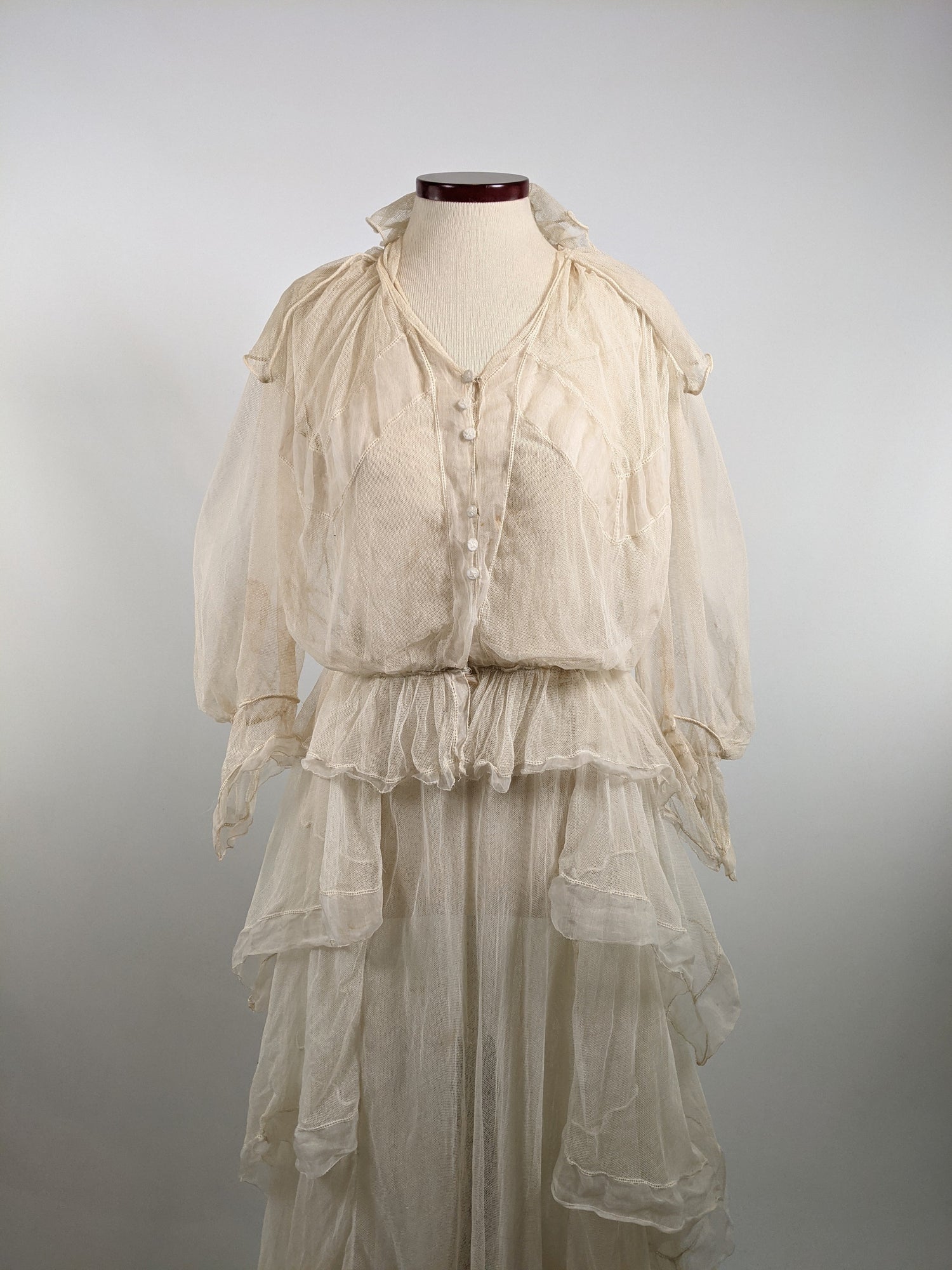 1910s Net Lace Dress