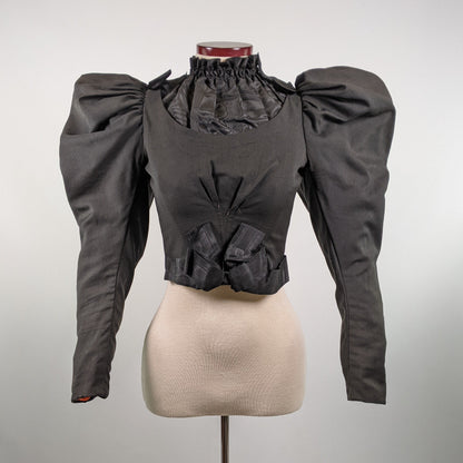 Black 1890s Bodice