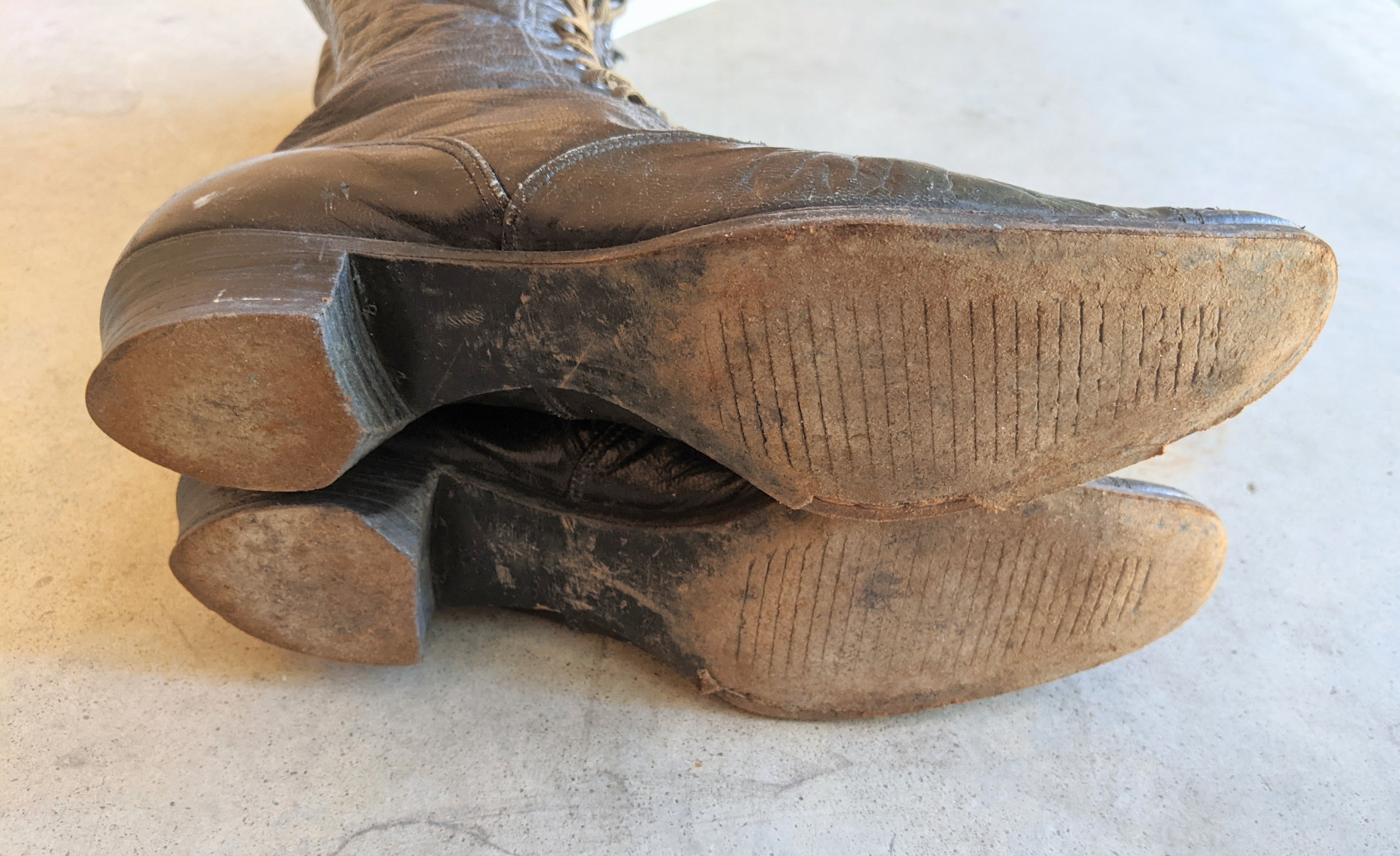 1890s Cycling Boots | Sz 4-5
