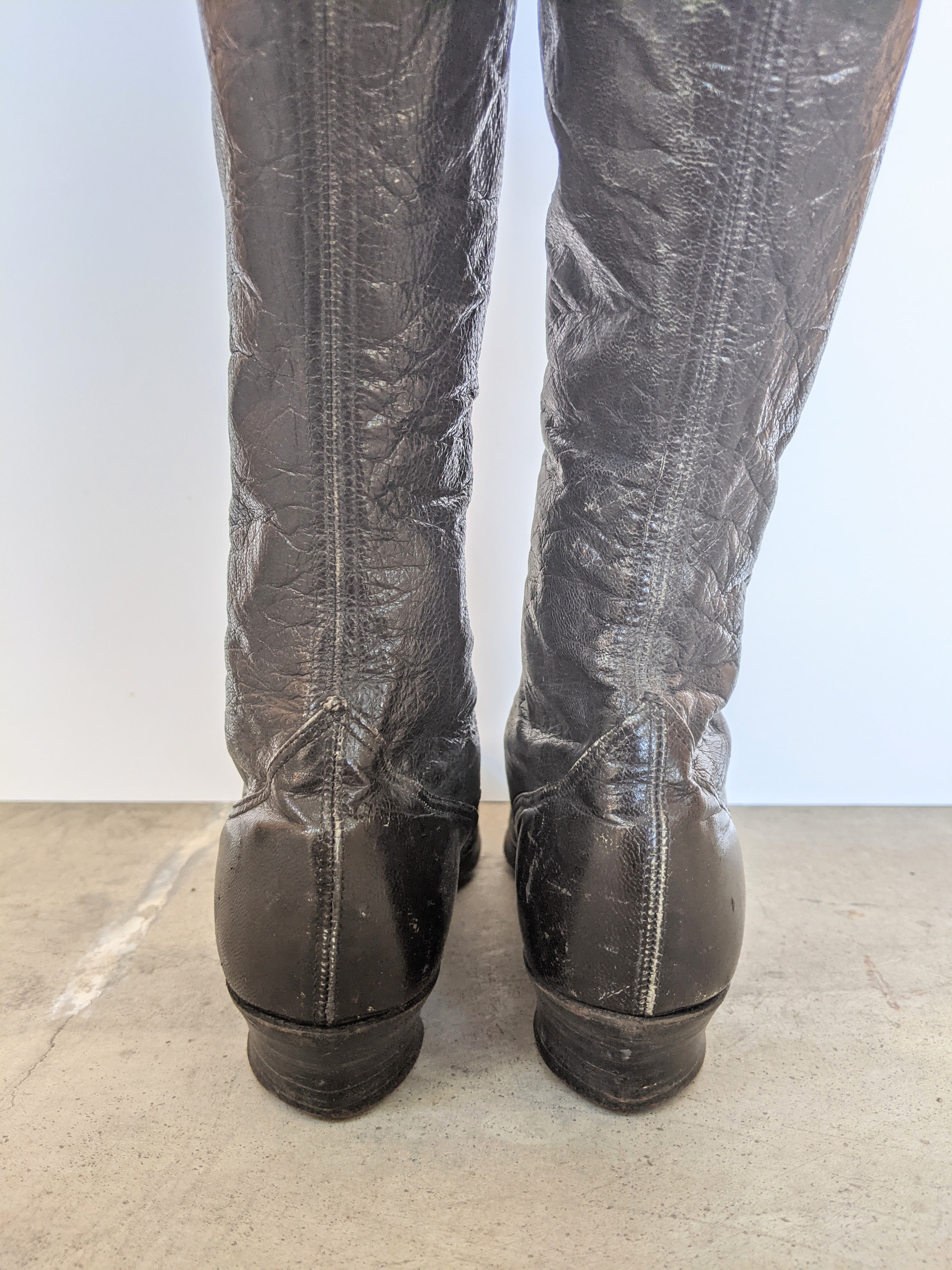 1890s Cycling Boots | Sz 4-5