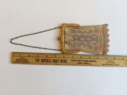 Art Deco Whiting &amp; Davis Enameled Purse