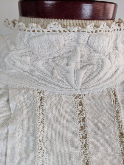 1900s Thistle Linen Dress