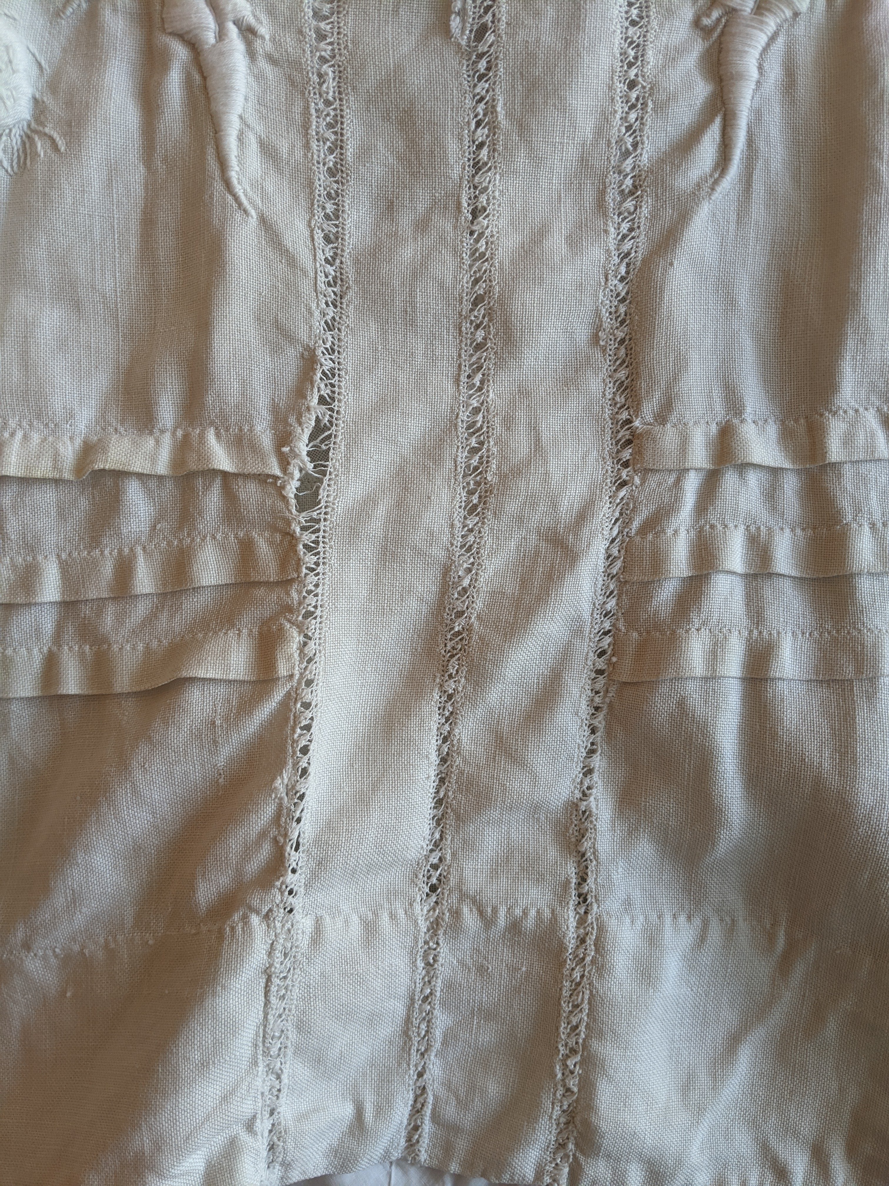 1900s Thistle Linen Dress