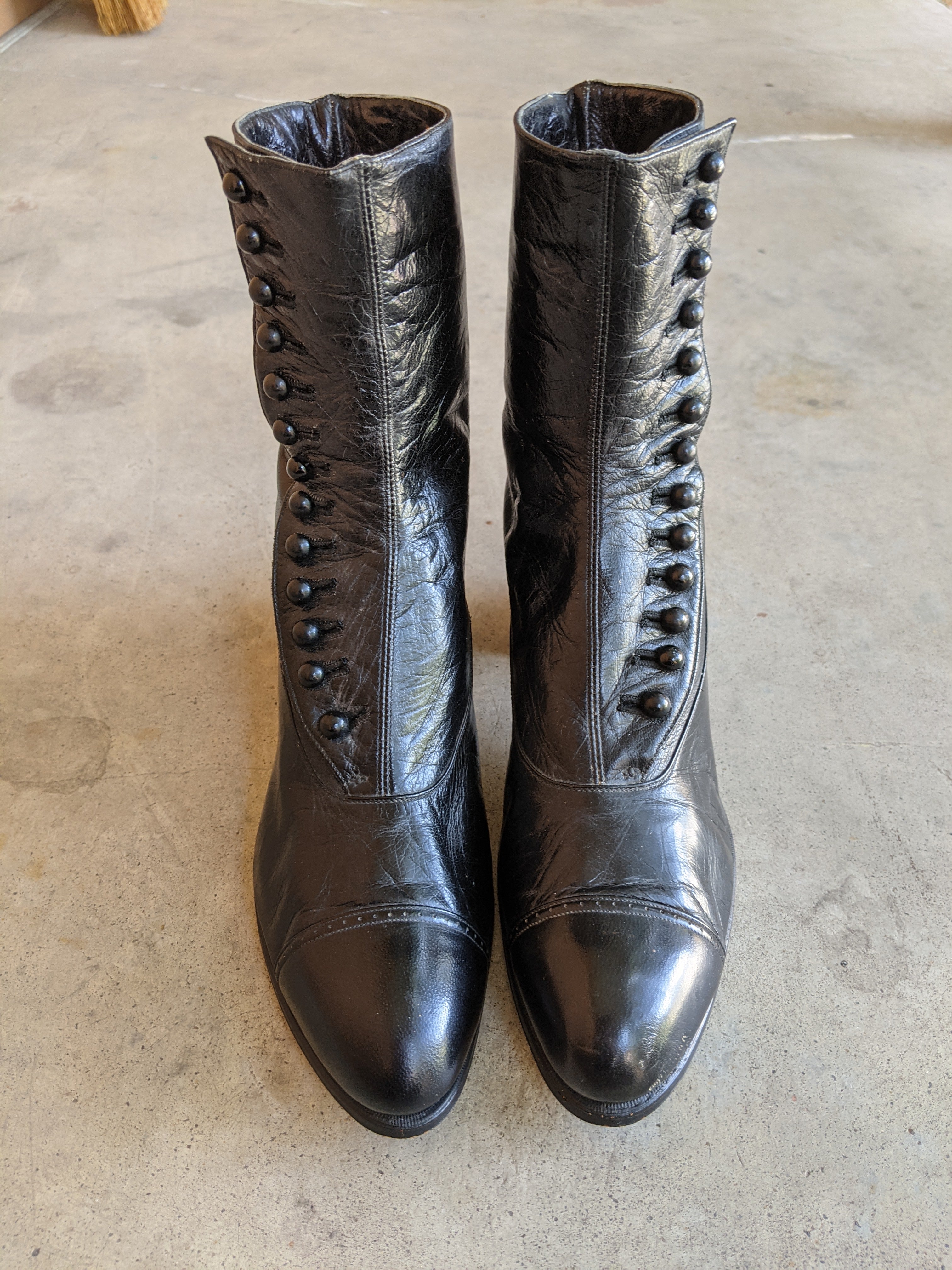 1910s Side Button Boots | Sz 6.5