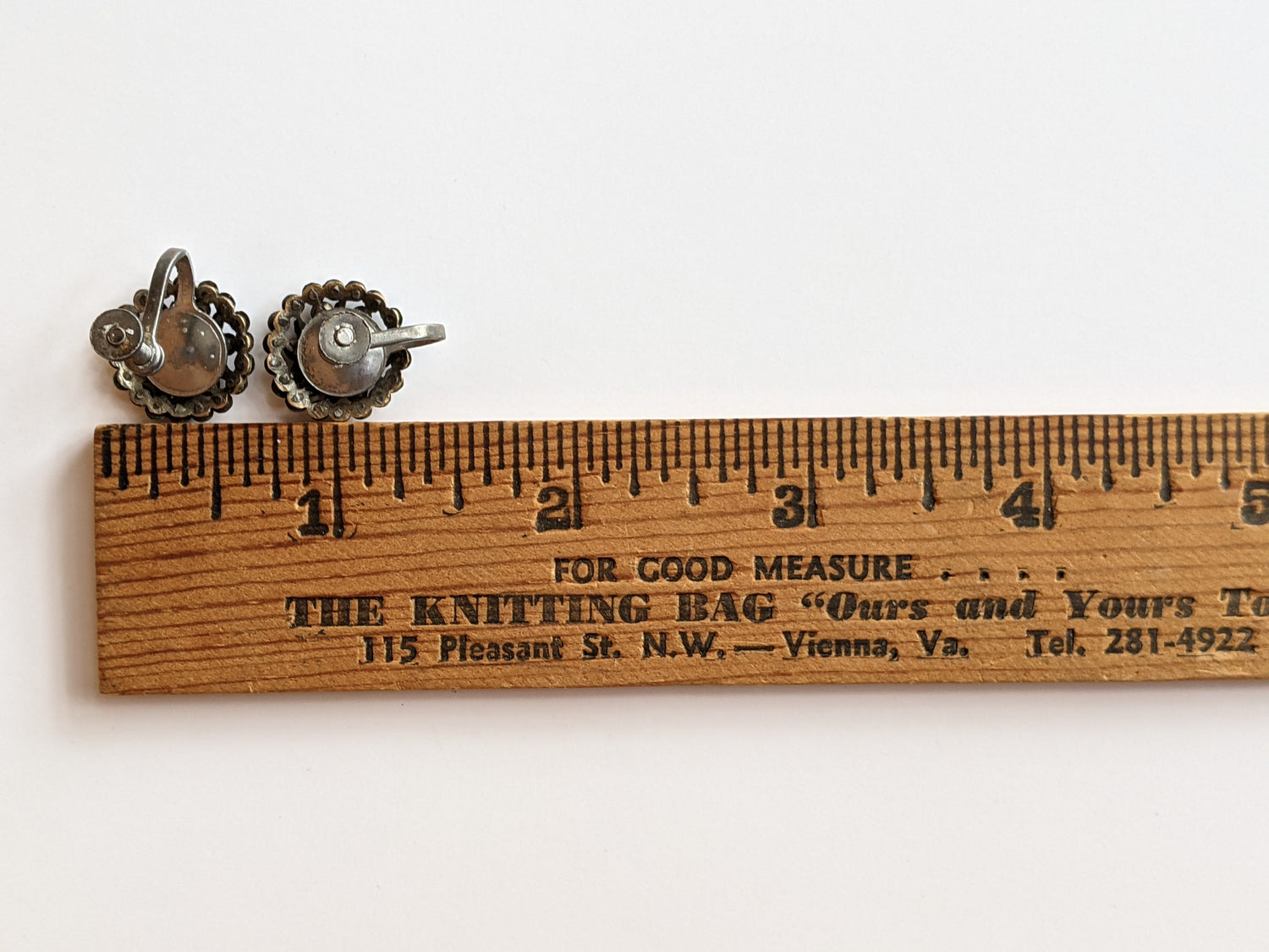 1890s-1900s Cut Steel Crescent Moon Earrings