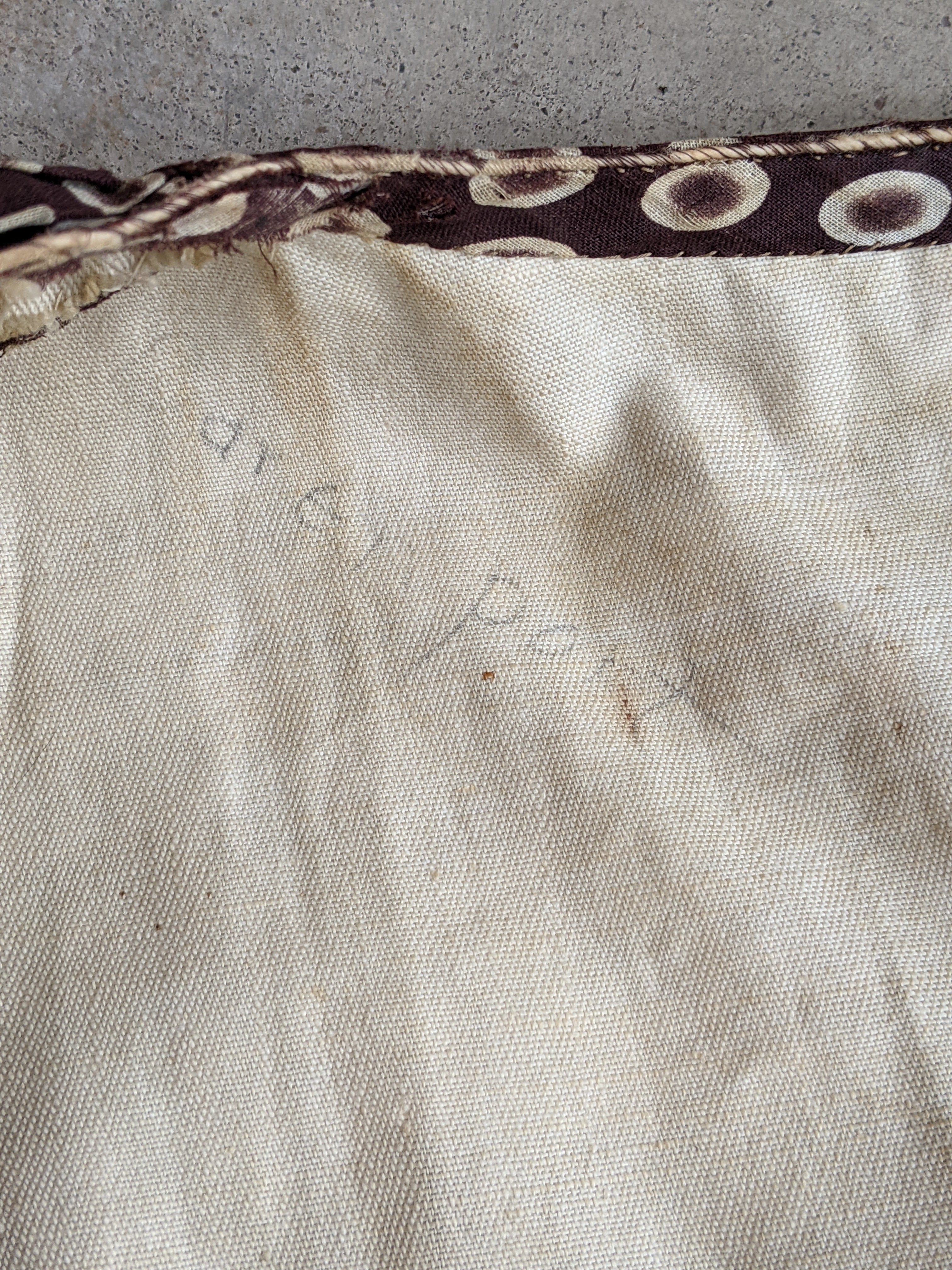 1840s-50s Printed Cotton Dress