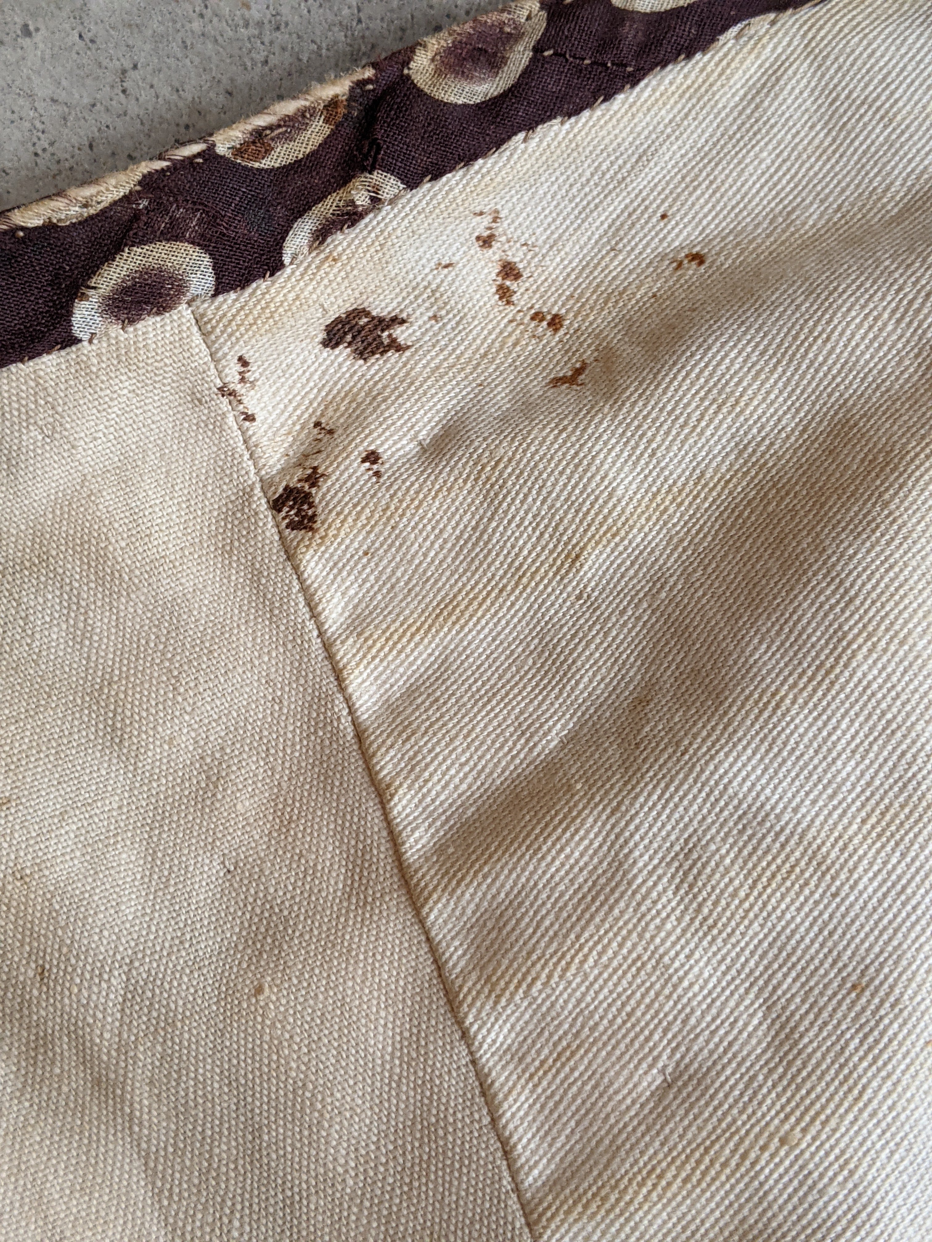 1840s-50s Printed Cotton Dress