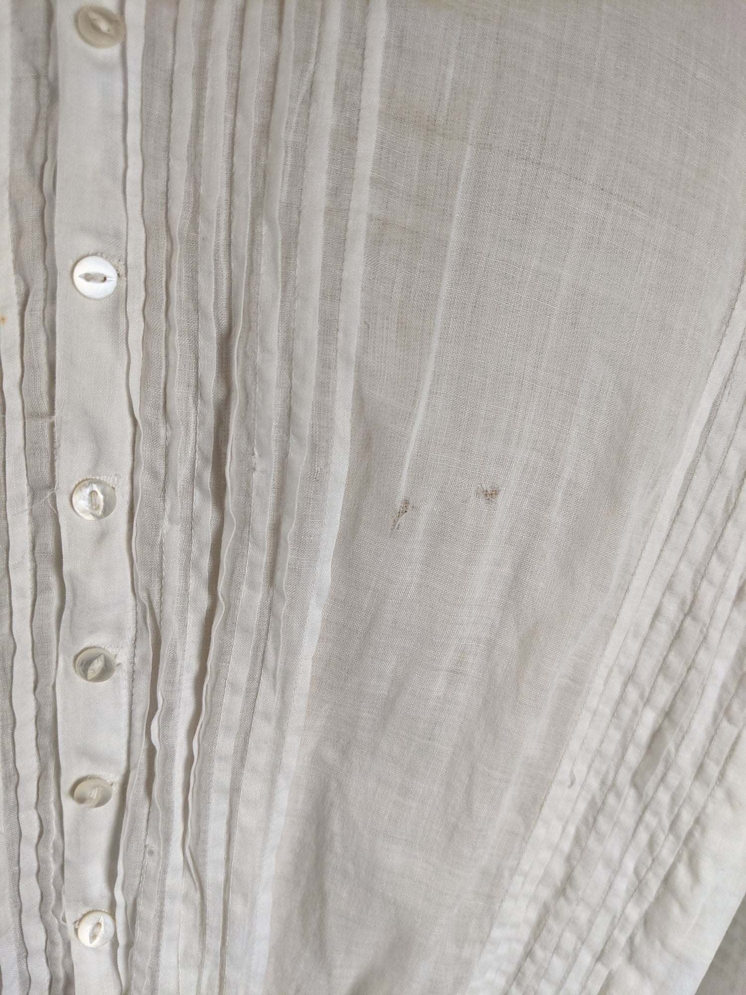 1900s White Lace Shirtwaist