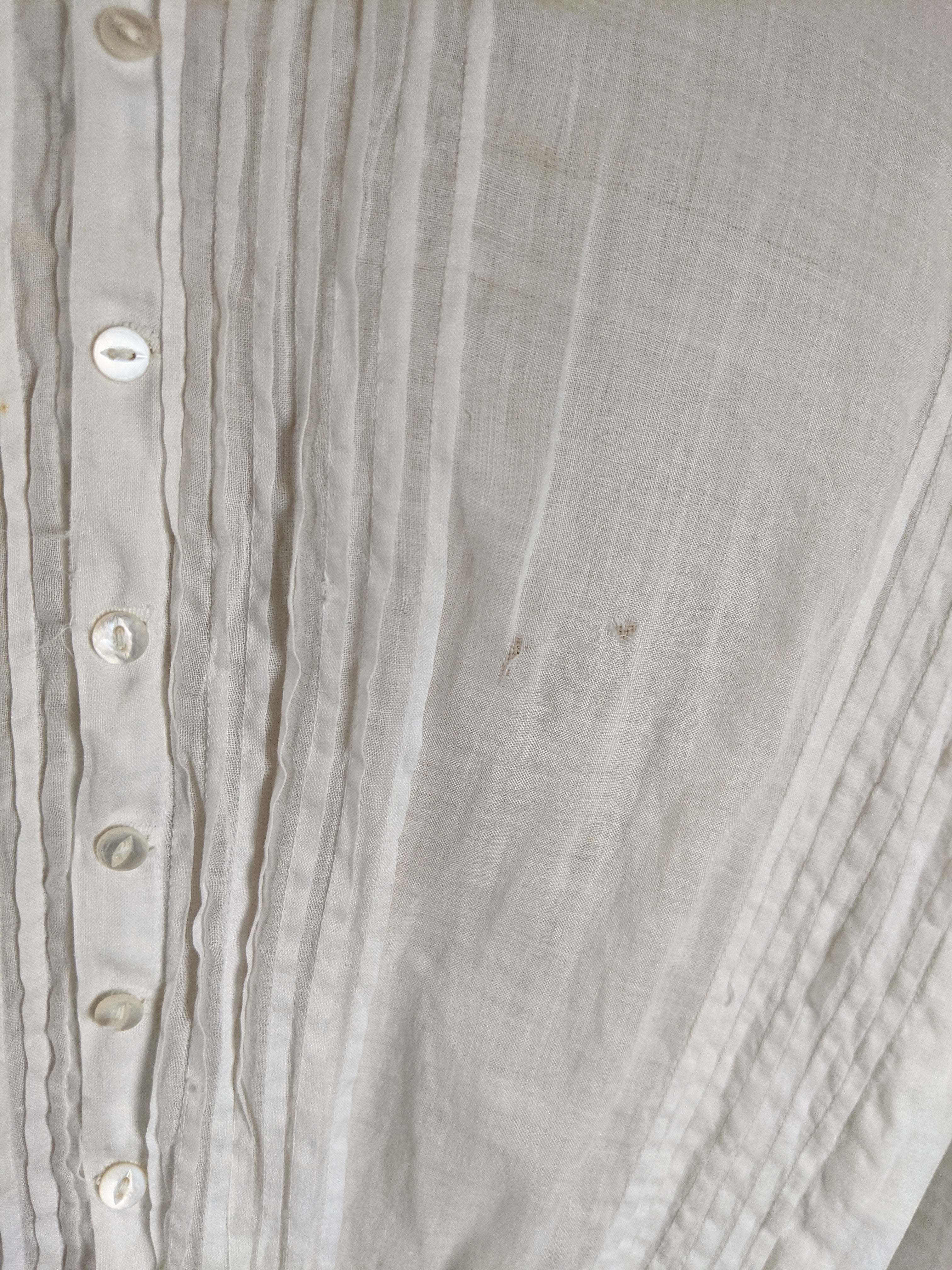 1900s White Lace Shirtwaist