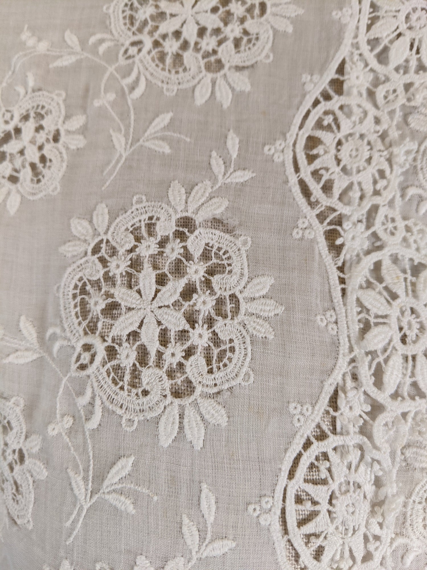 1900s White Lace Shirtwaist