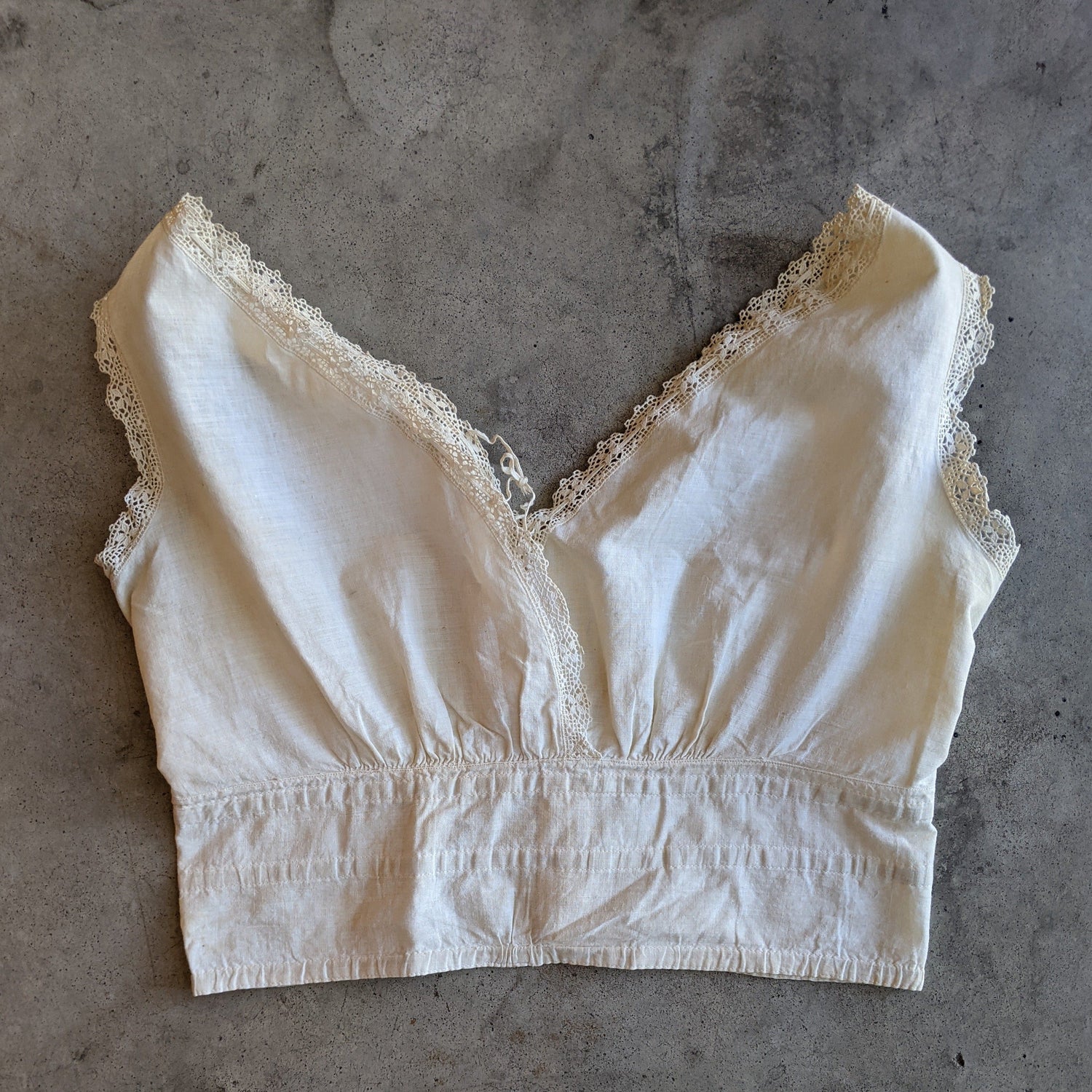1910s Cotton Brassiere