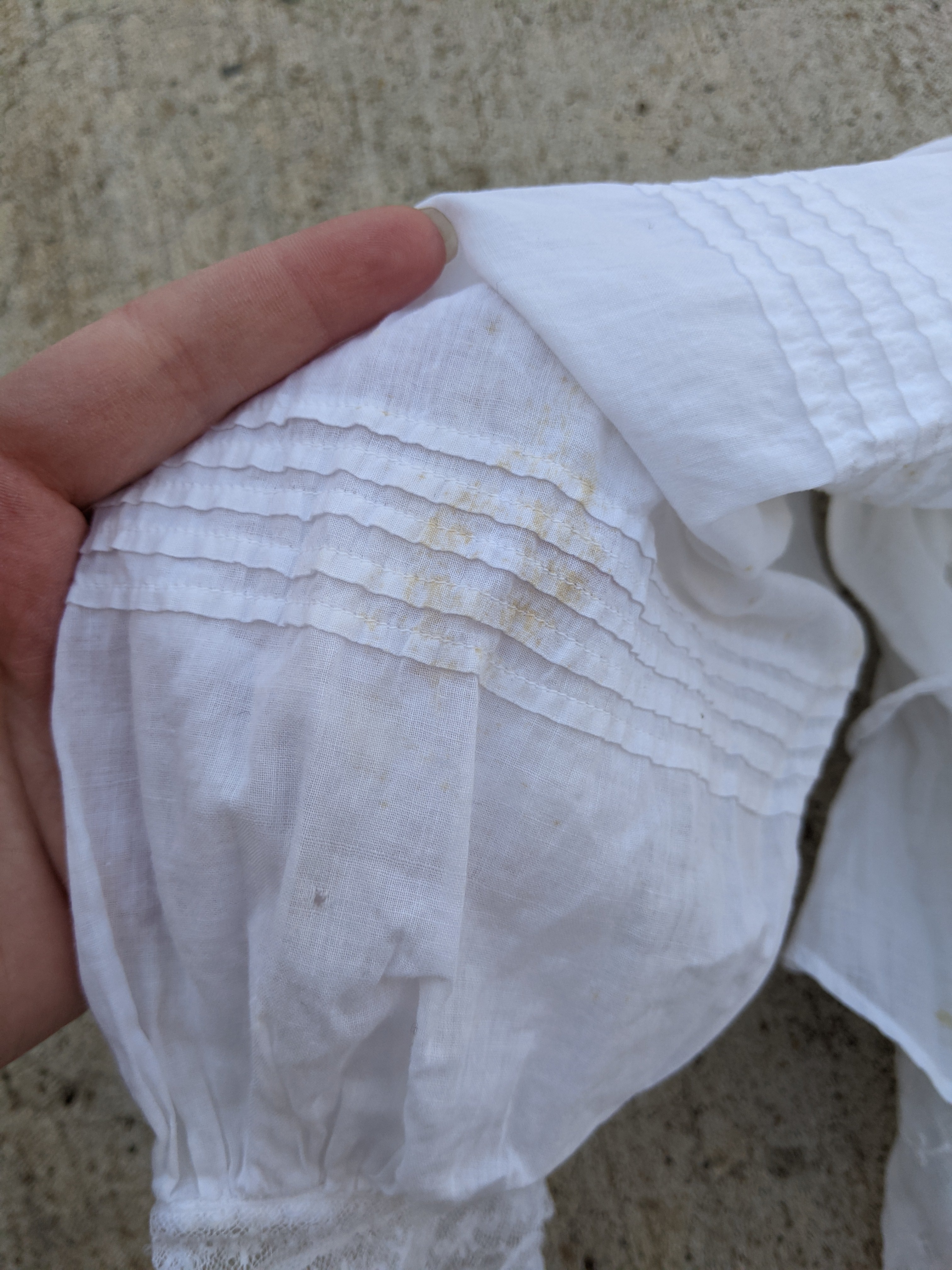 1900s White Lace Shirtwaist