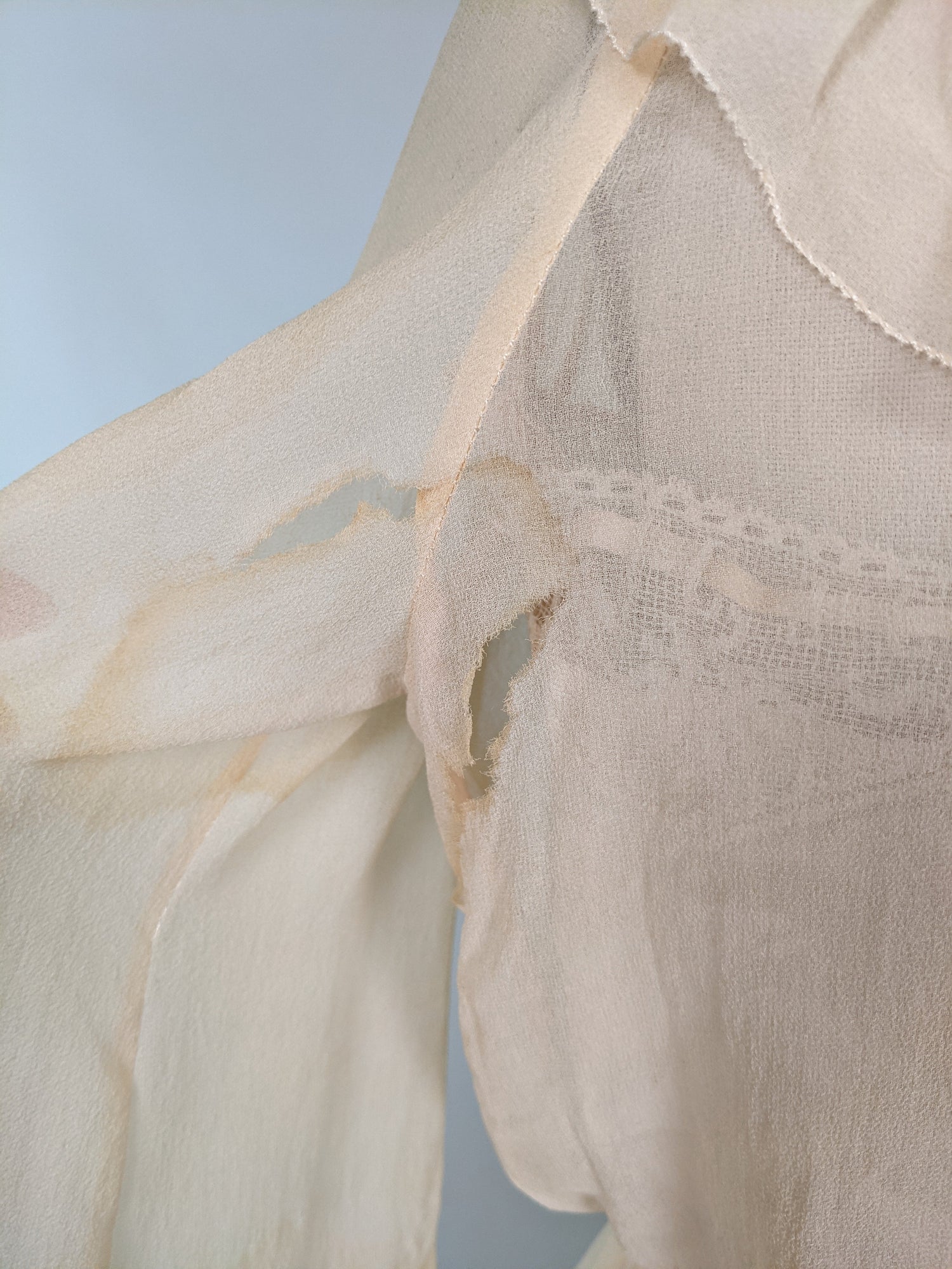 1910s Silk Chiffon Dress | Study / Display