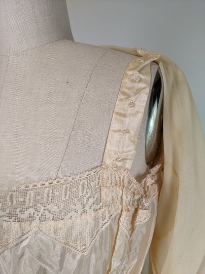 1910s Silk Chiffon Dress | Study / Display