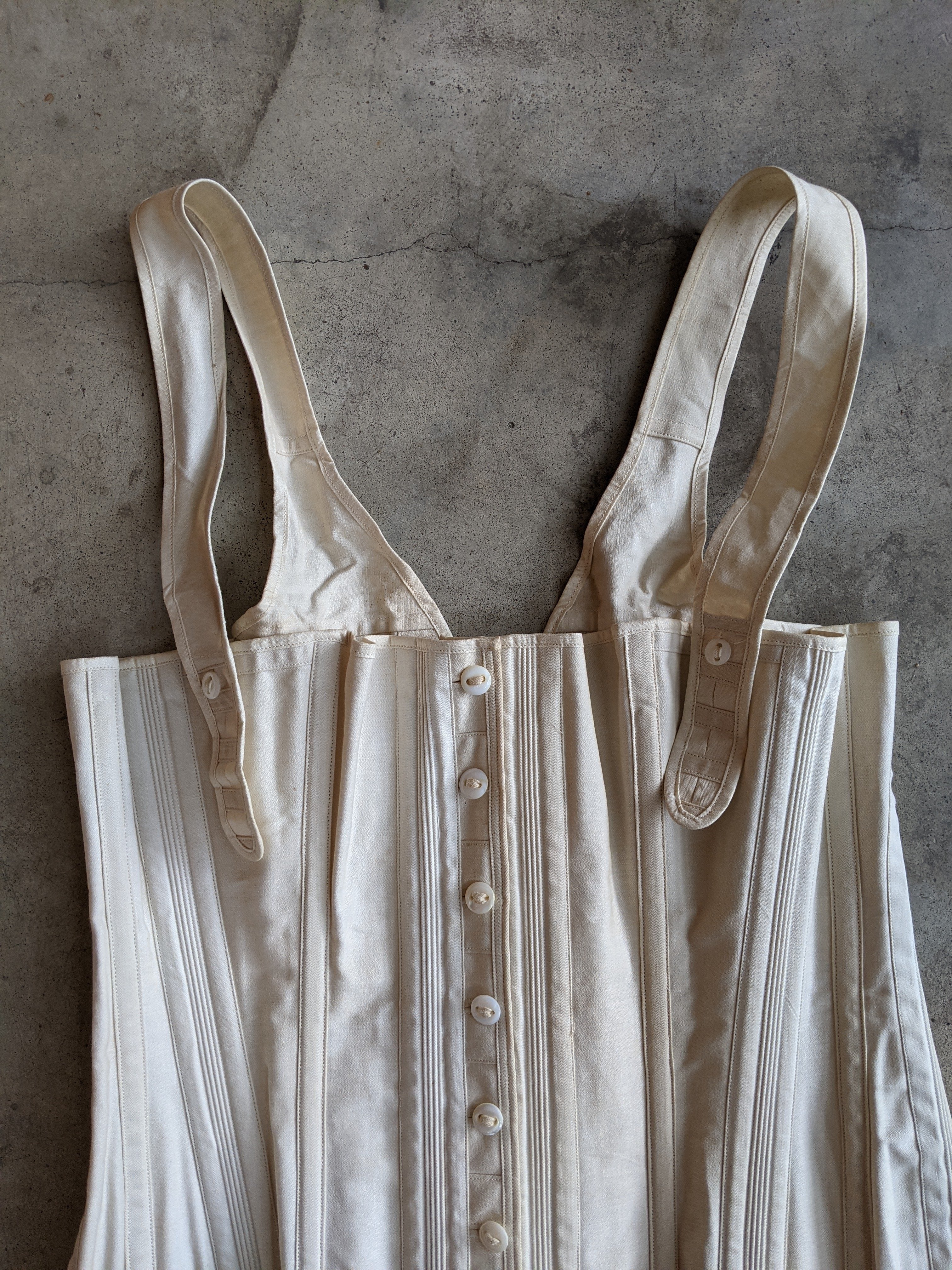 1910s Deadstock Ferris Corset | Sz 28