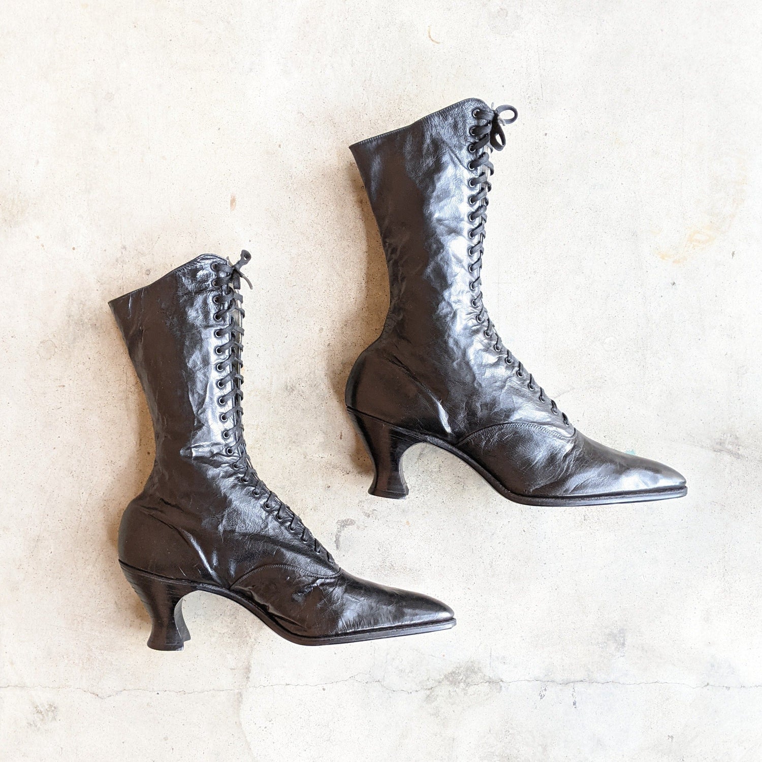 1920s Louis Heel Deadstock Boots | Approx Sz 7-7.5