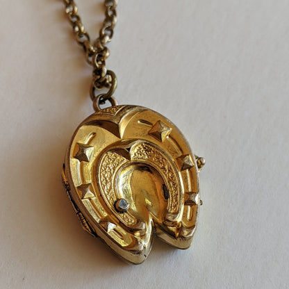 19th C. Horseshoe Locket