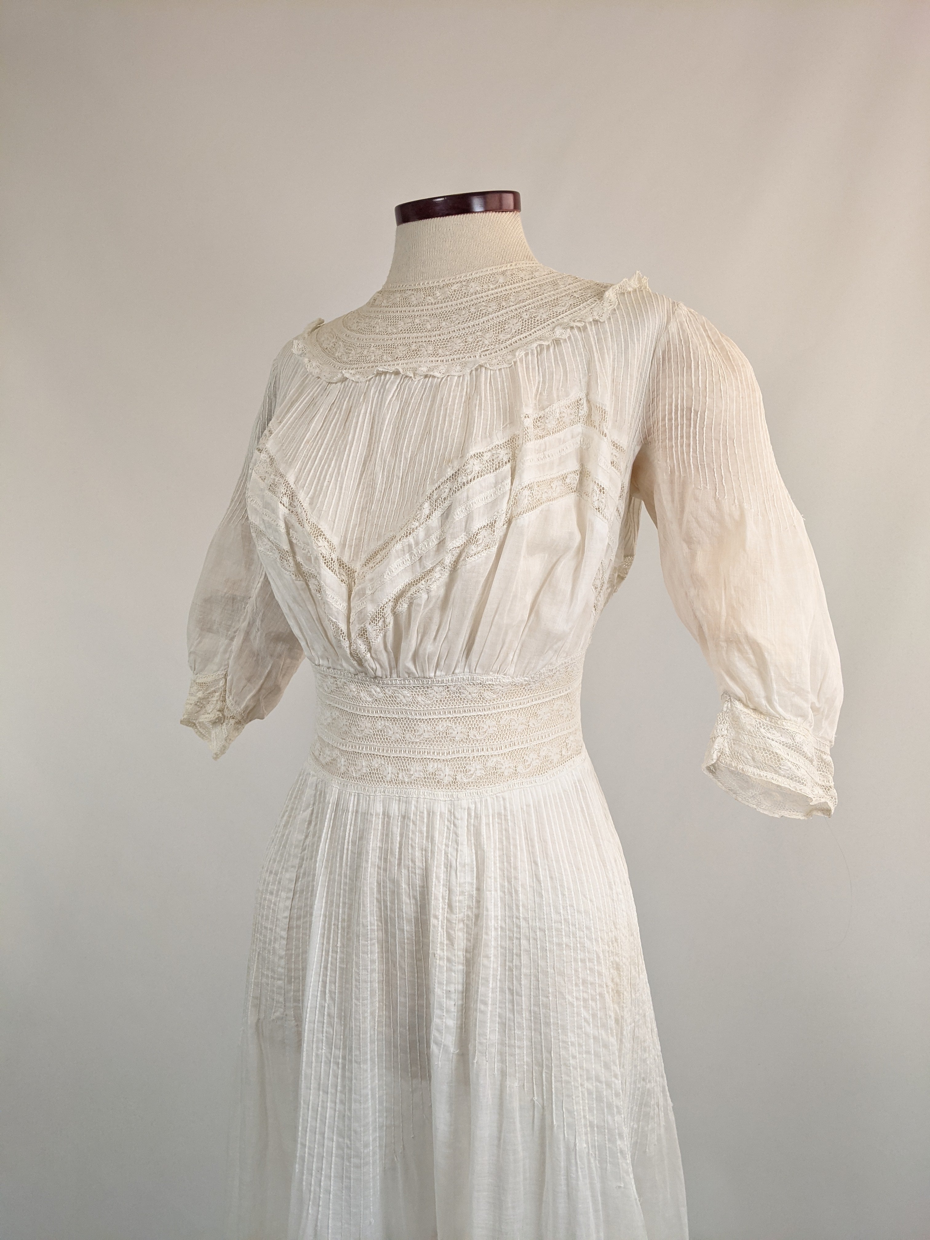 1900s Lingerie Dress | 23" Waist
