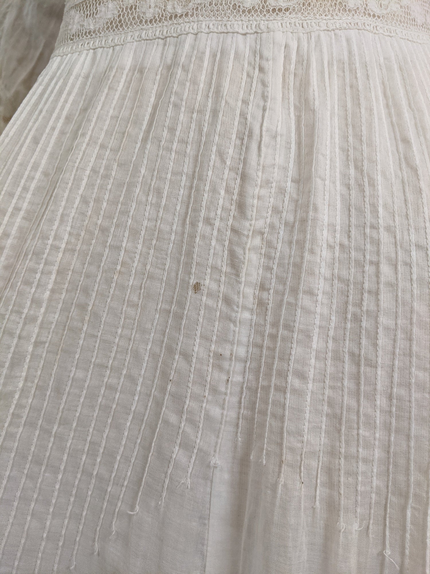 1900s Lingerie Dress | 23" Waist
