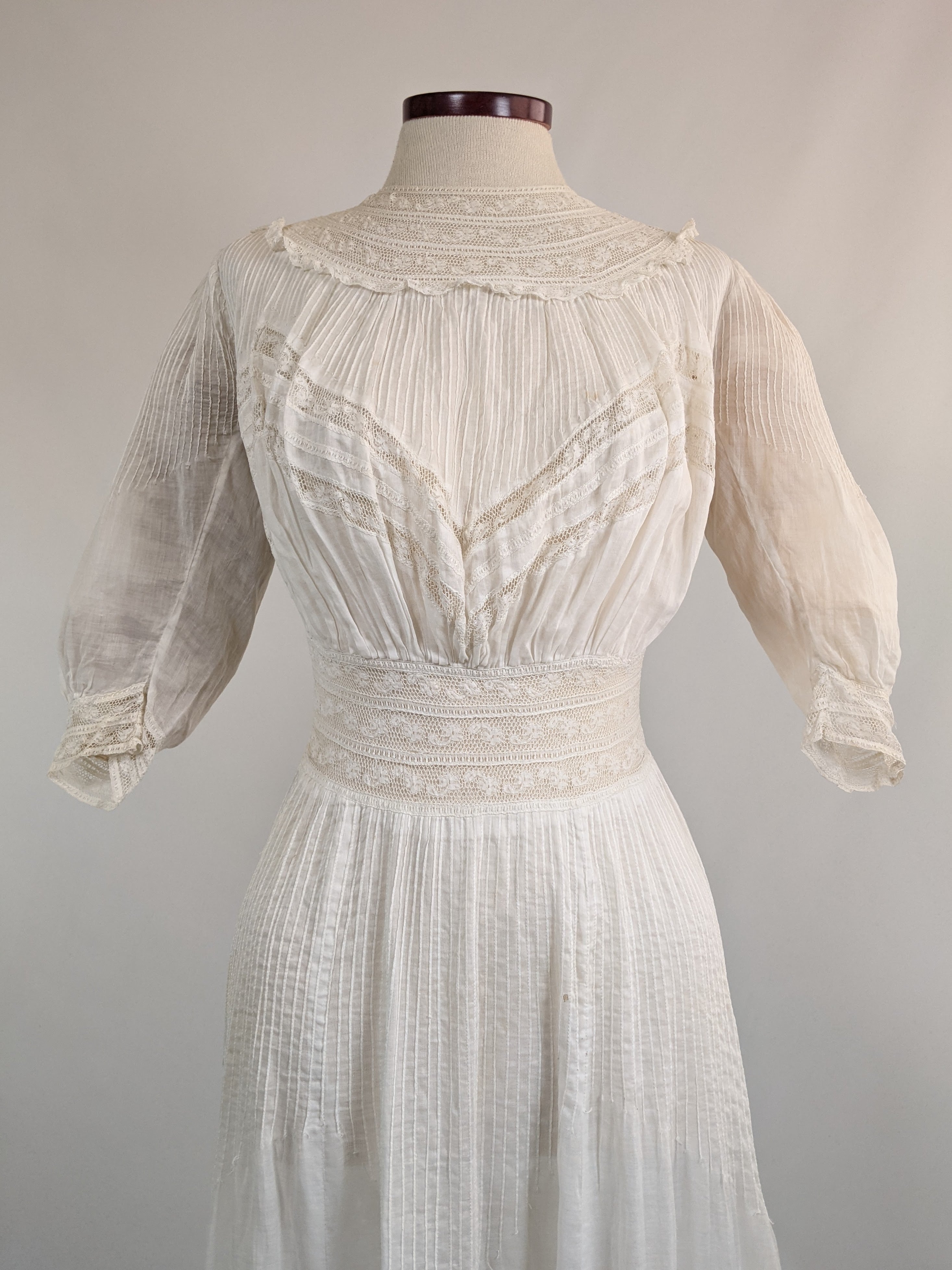 1900s Lingerie Dress | 23" Waist