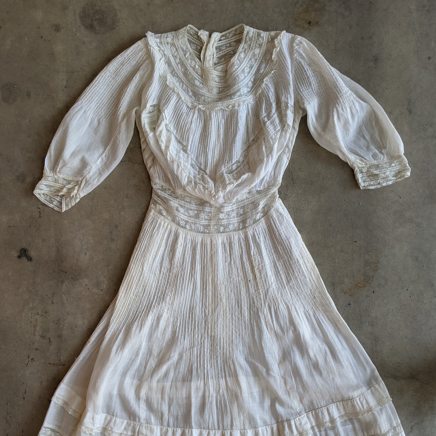1900s Lingerie Dress | 23" Waist