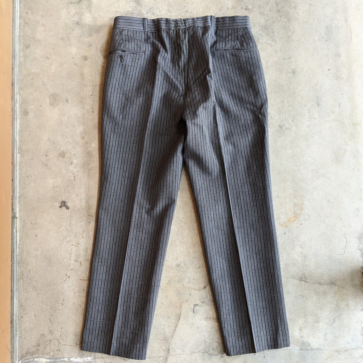 RESERVED | 2 Pair 1920s-1930s Striped Wool Trousers