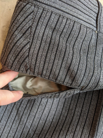 RESERVED | 2 Pair 1920s-1930s Striped Wool Trousers