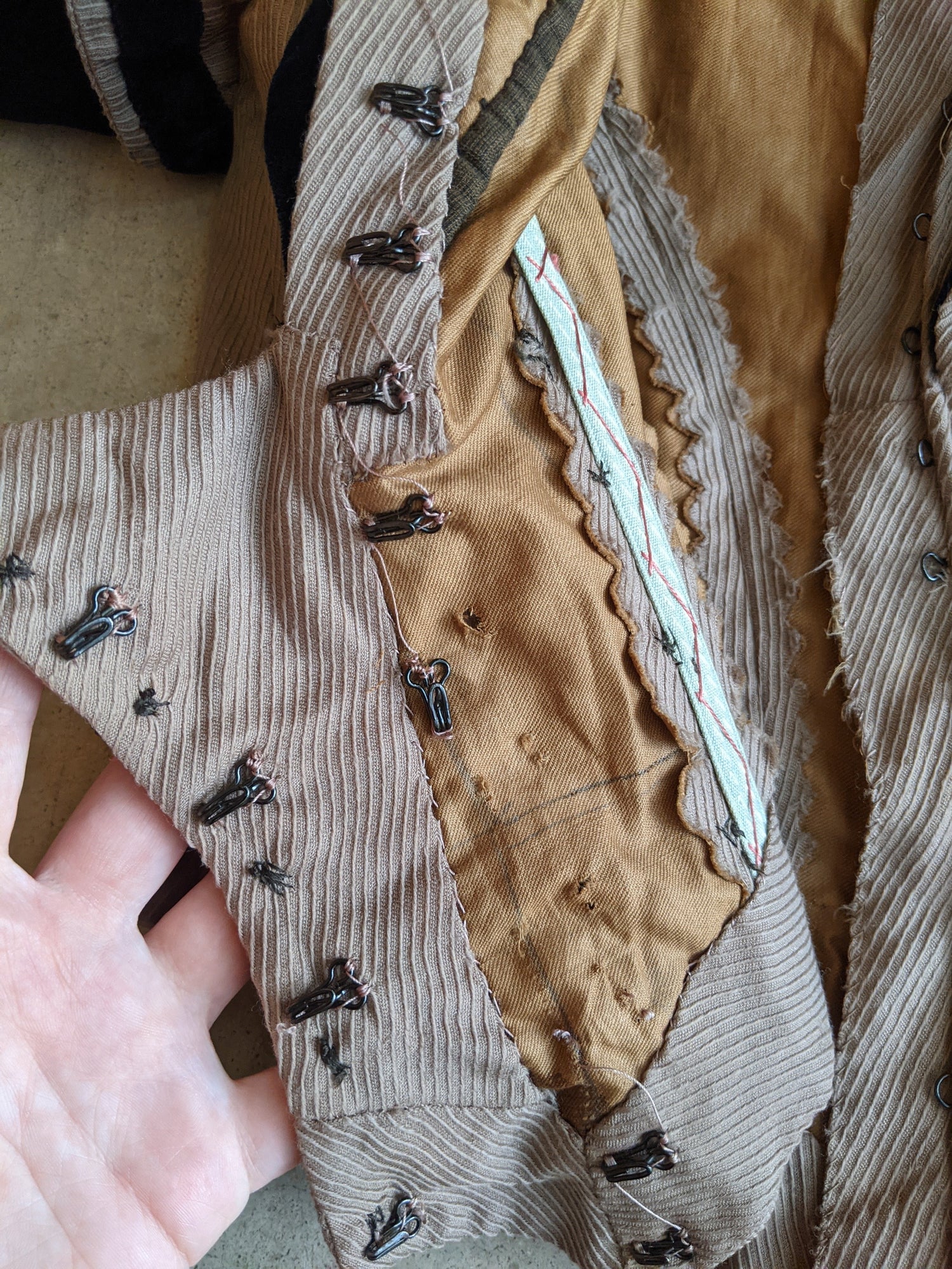 1890s Dusty Rose Dress