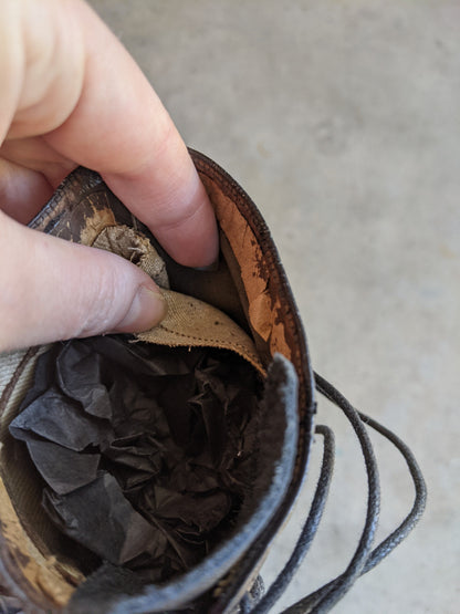 1910s-1920s Lace Up Boots | 7-7.5 US