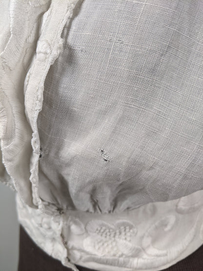 1900s-1910 White Linen Blouse