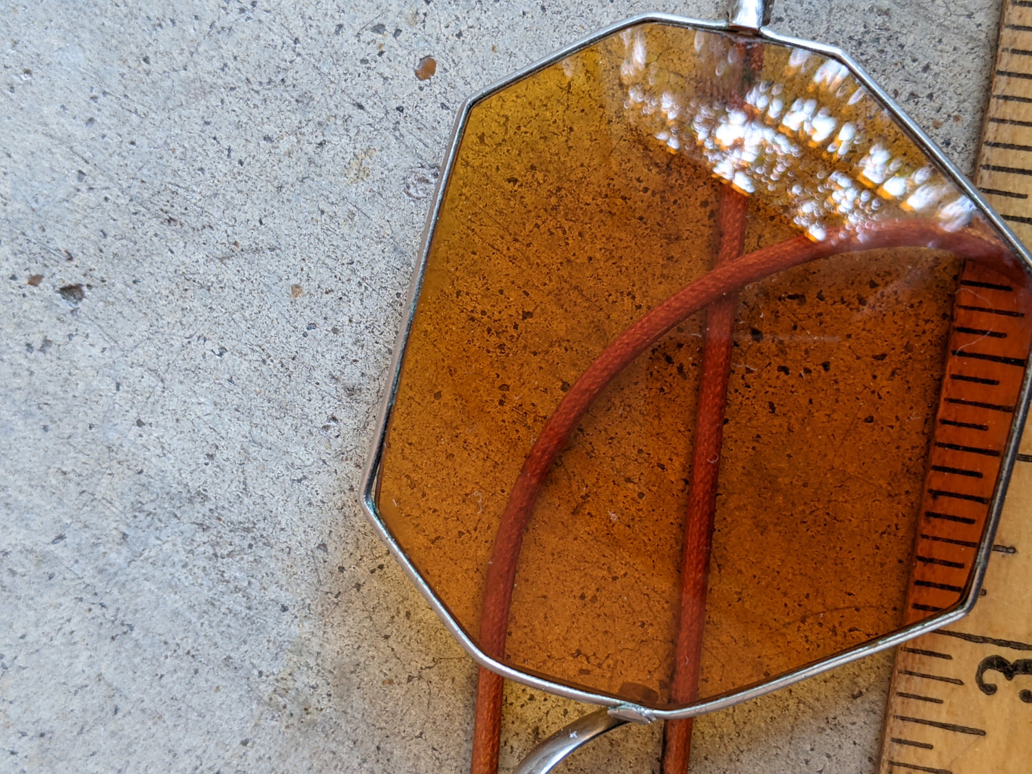 1930s Amber Tinted Octagonal Sunglasses