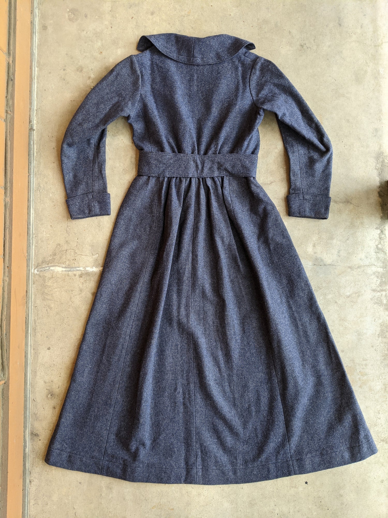 Late Teens-Early Twenties Wool Dress