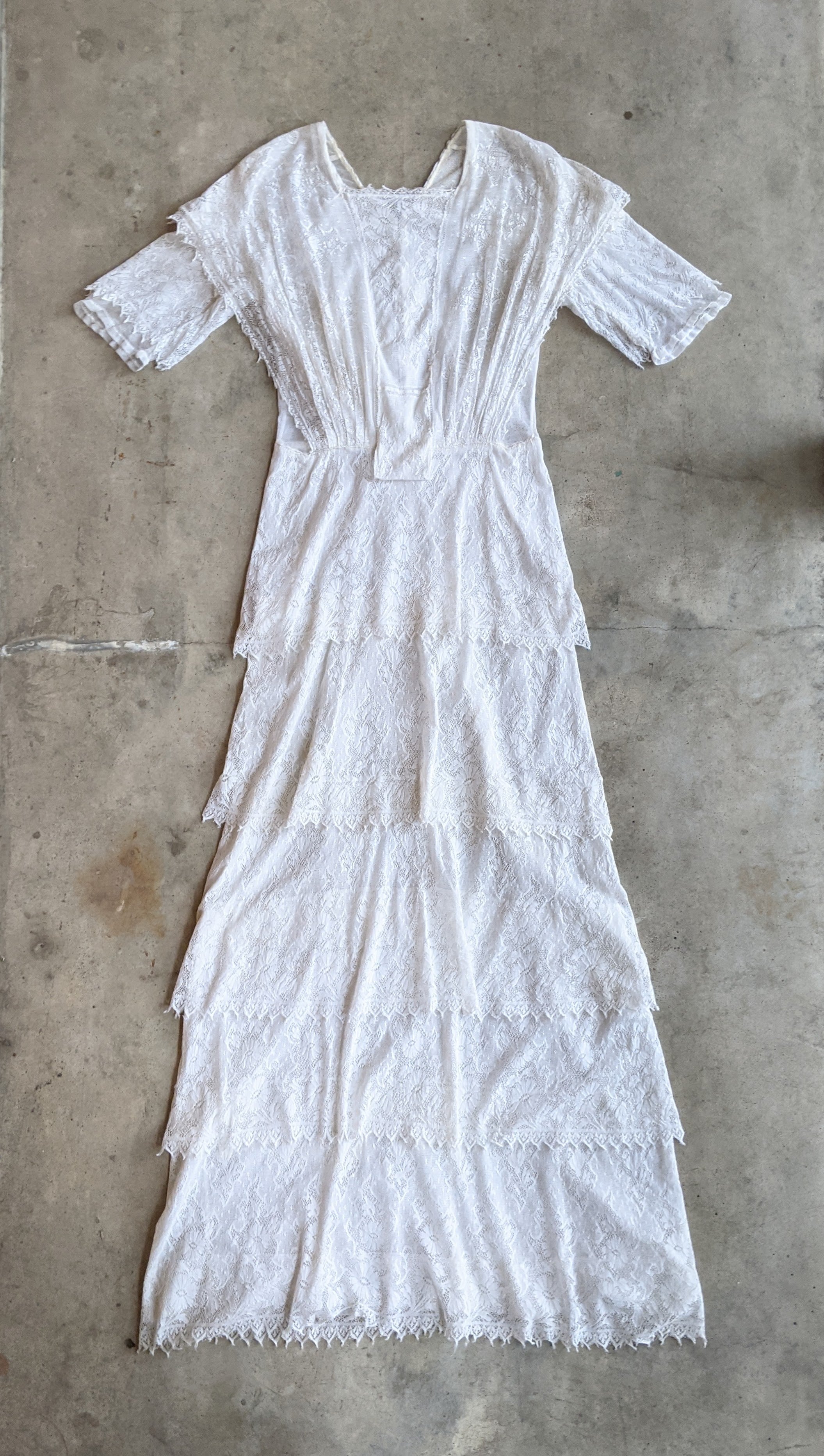 1910s Lace Dress