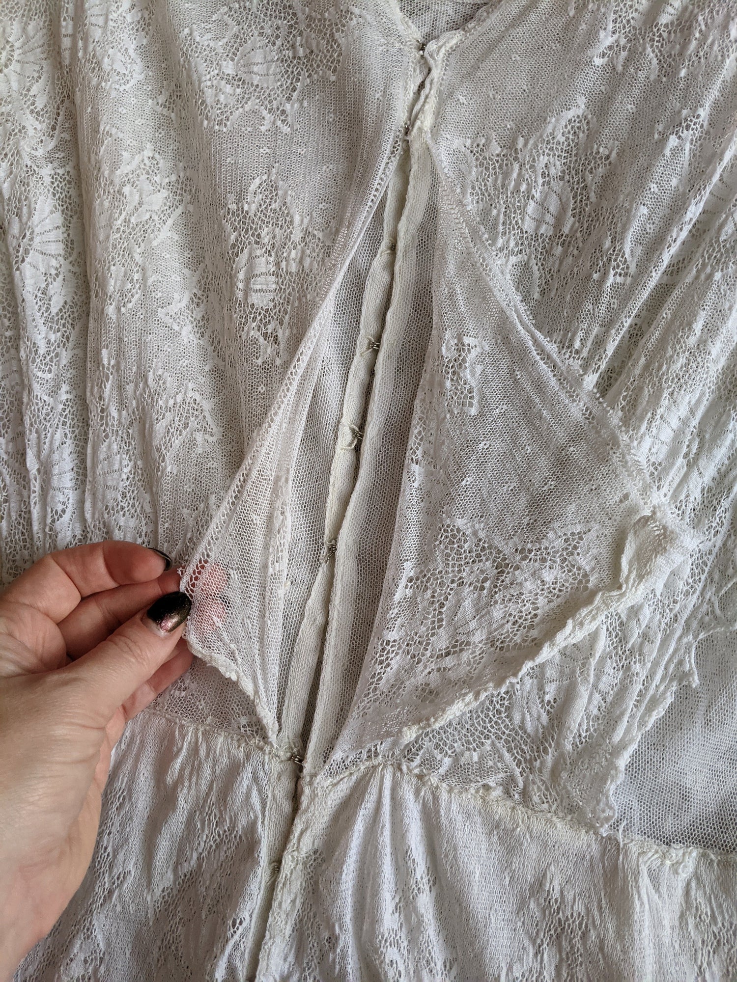 1910s Lace Dress