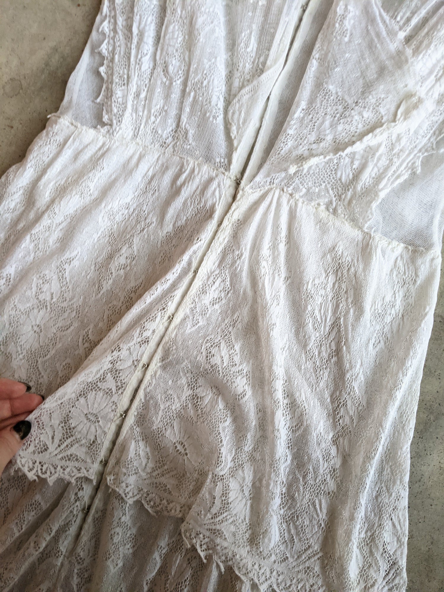 1910s Lace Dress