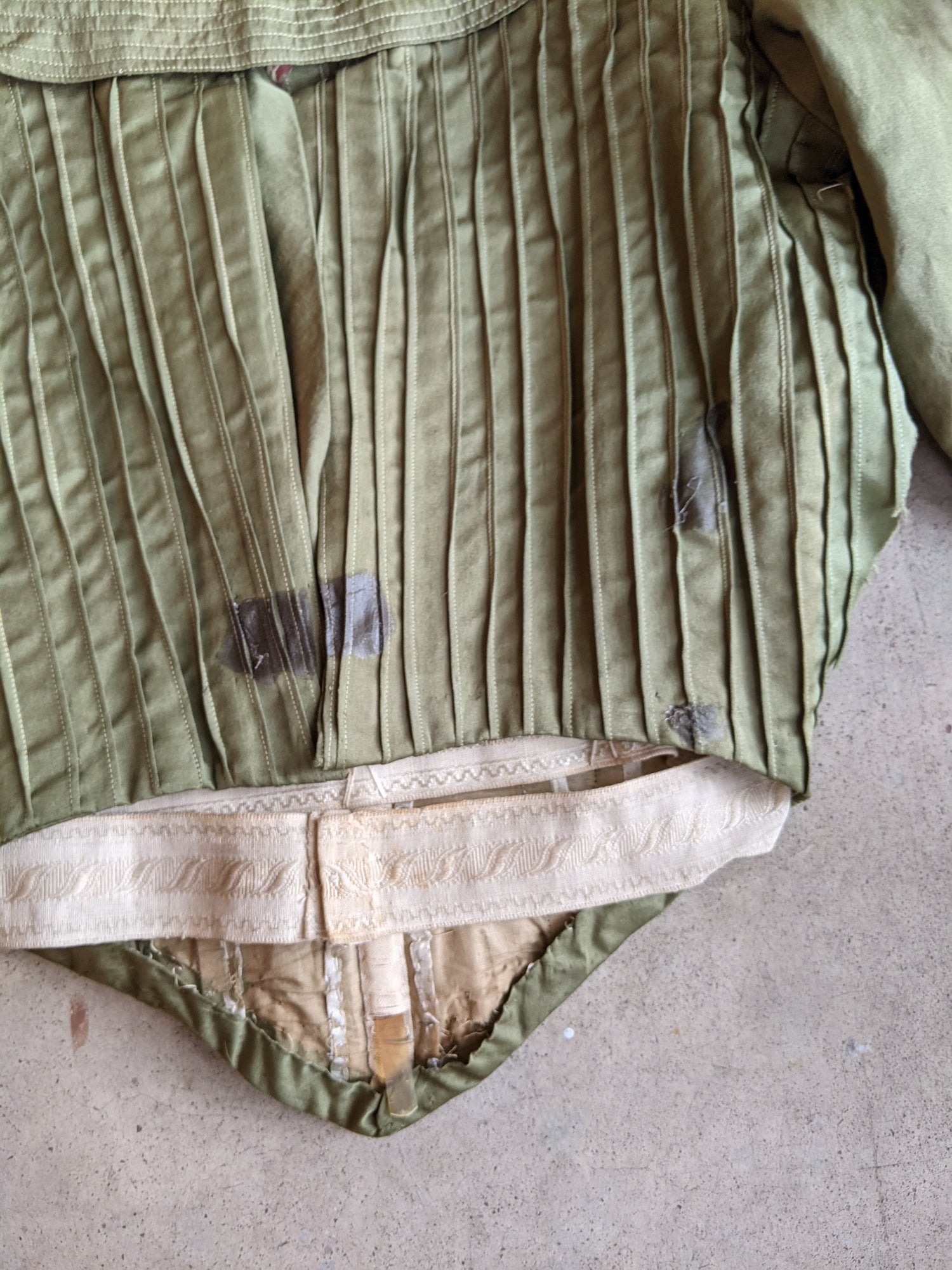 1900s Green + Pink Bodice | Study + Display