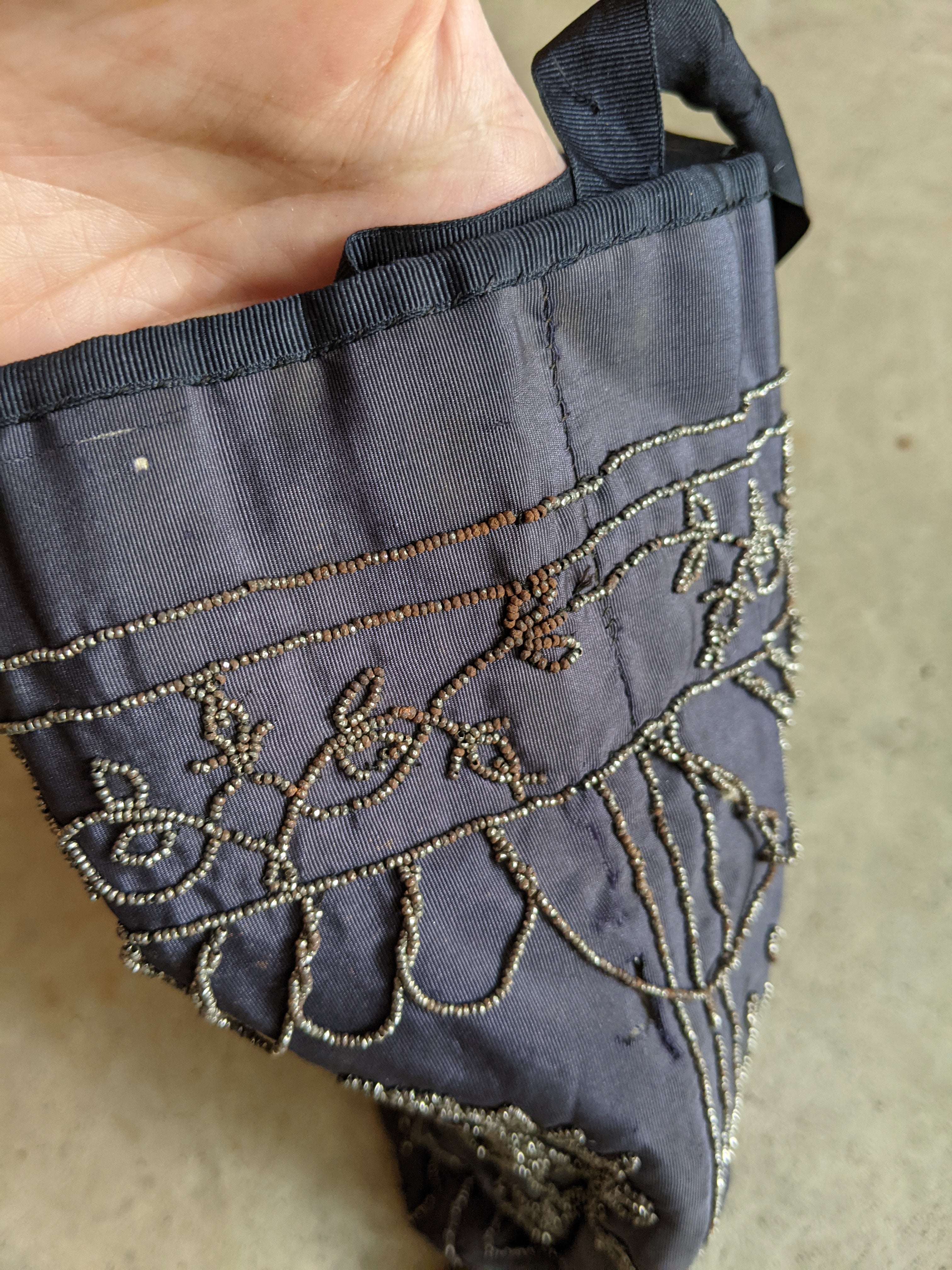 Turn of the Century Spiderweb Purse