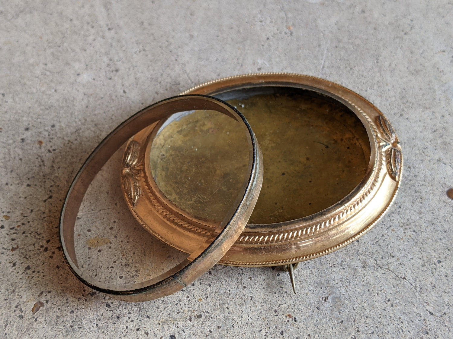 Mid-19th Century Empty Hair Brooch/Pendant