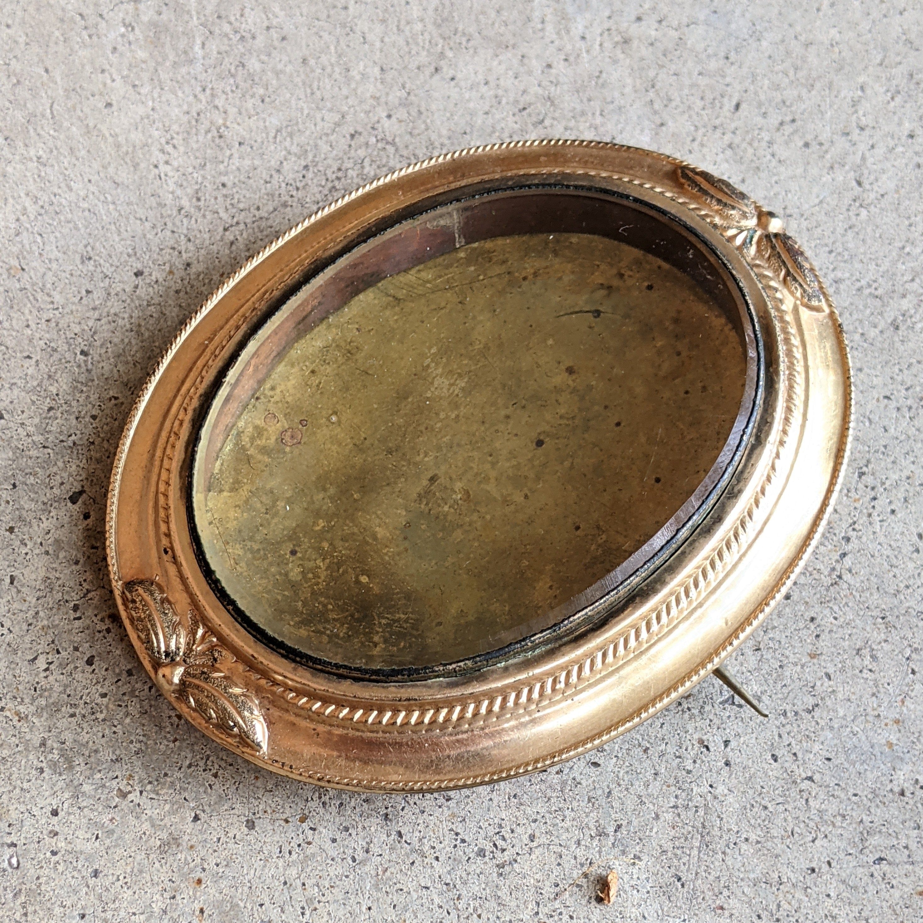 Mid-19th Century Empty Hair Brooch/Pendant