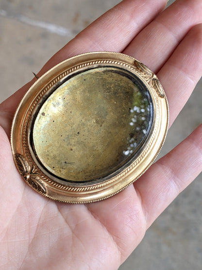 Mid-19th Century Empty Hair Brooch/Pendant