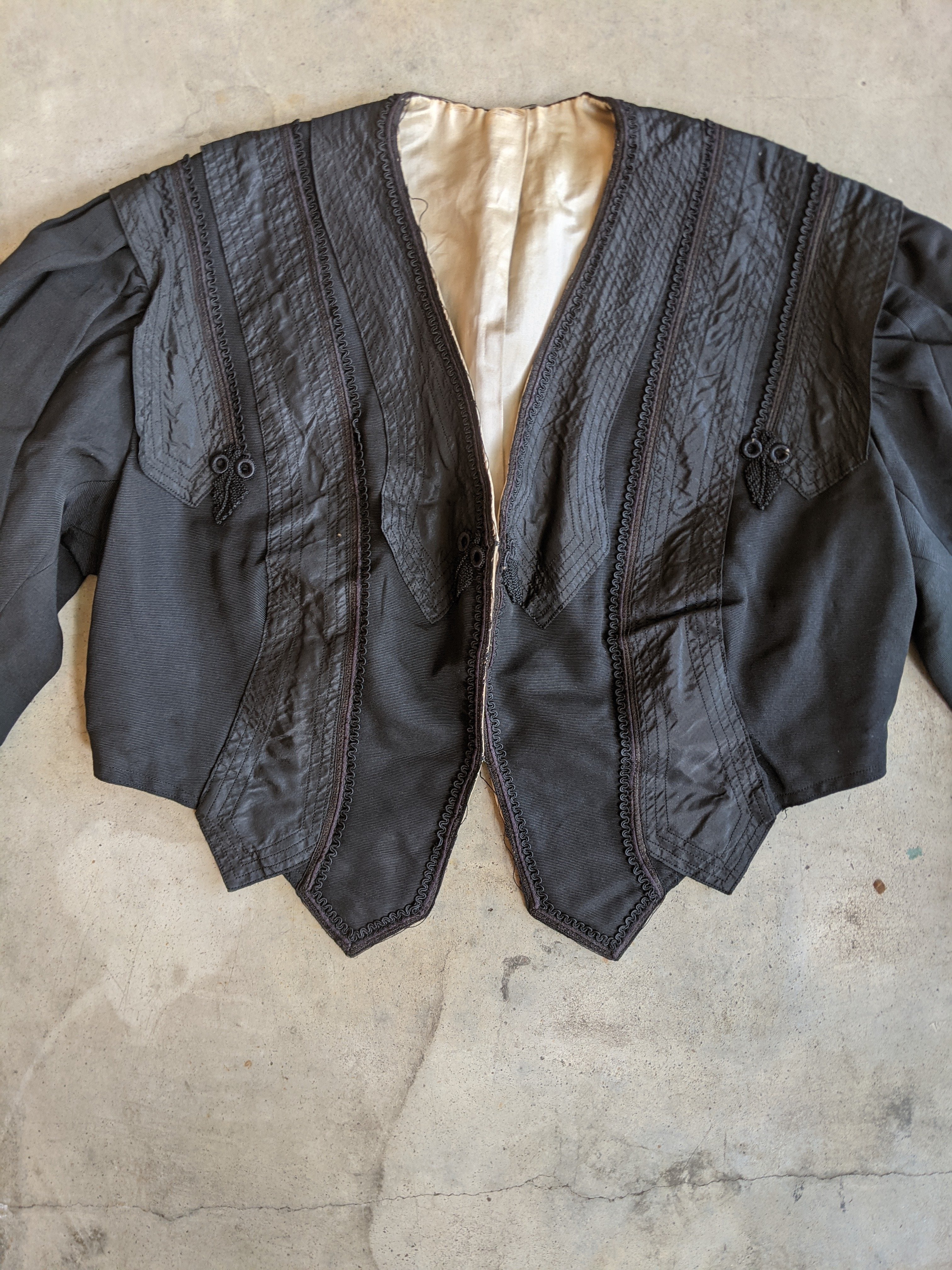1900s Silk Eton Jacket | Study or Repair