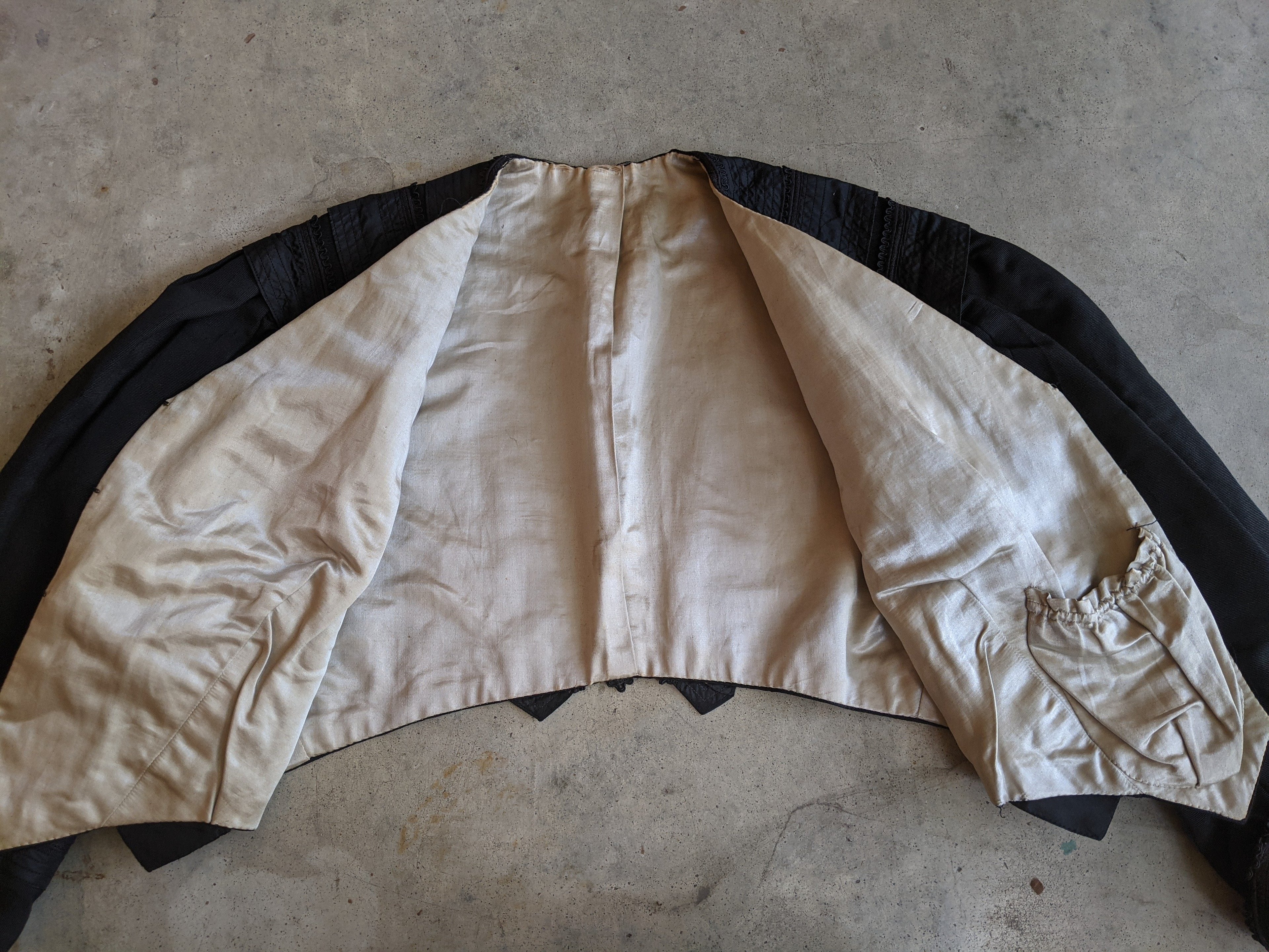 1900s Silk Eton Jacket | Study or Repair