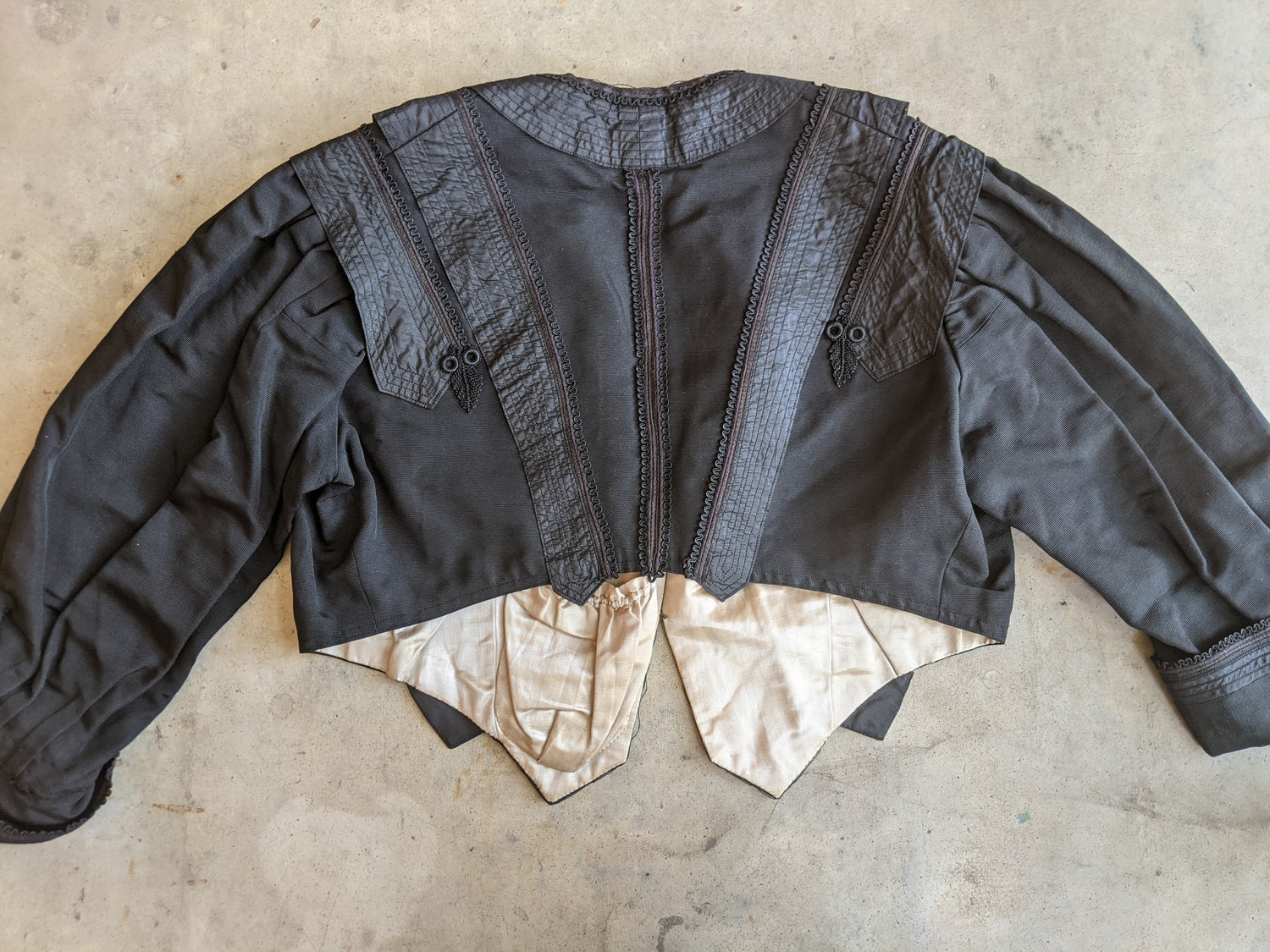 1900s Silk Eton Jacket | Study or Repair